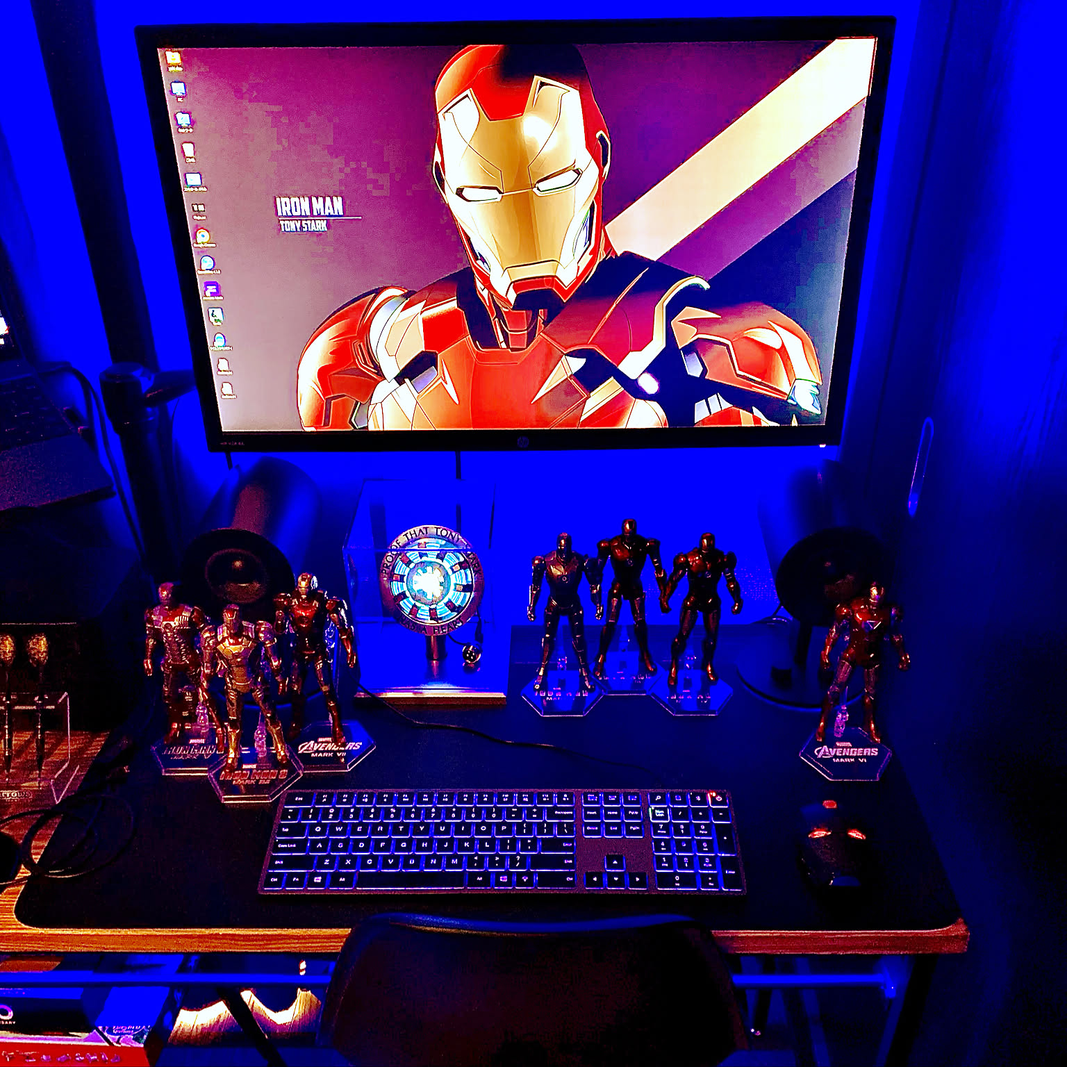 Amazon.co.jp: LONYIABBI 1:1 Iron Man Arc Reactor MK2 モデル