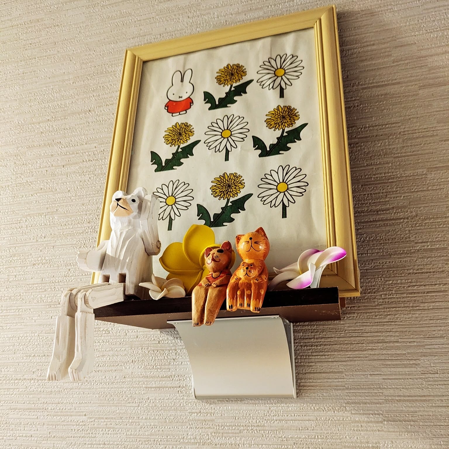 ミッフィー 額縁のおしゃれなアレンジ・飾り方のインテリア実例