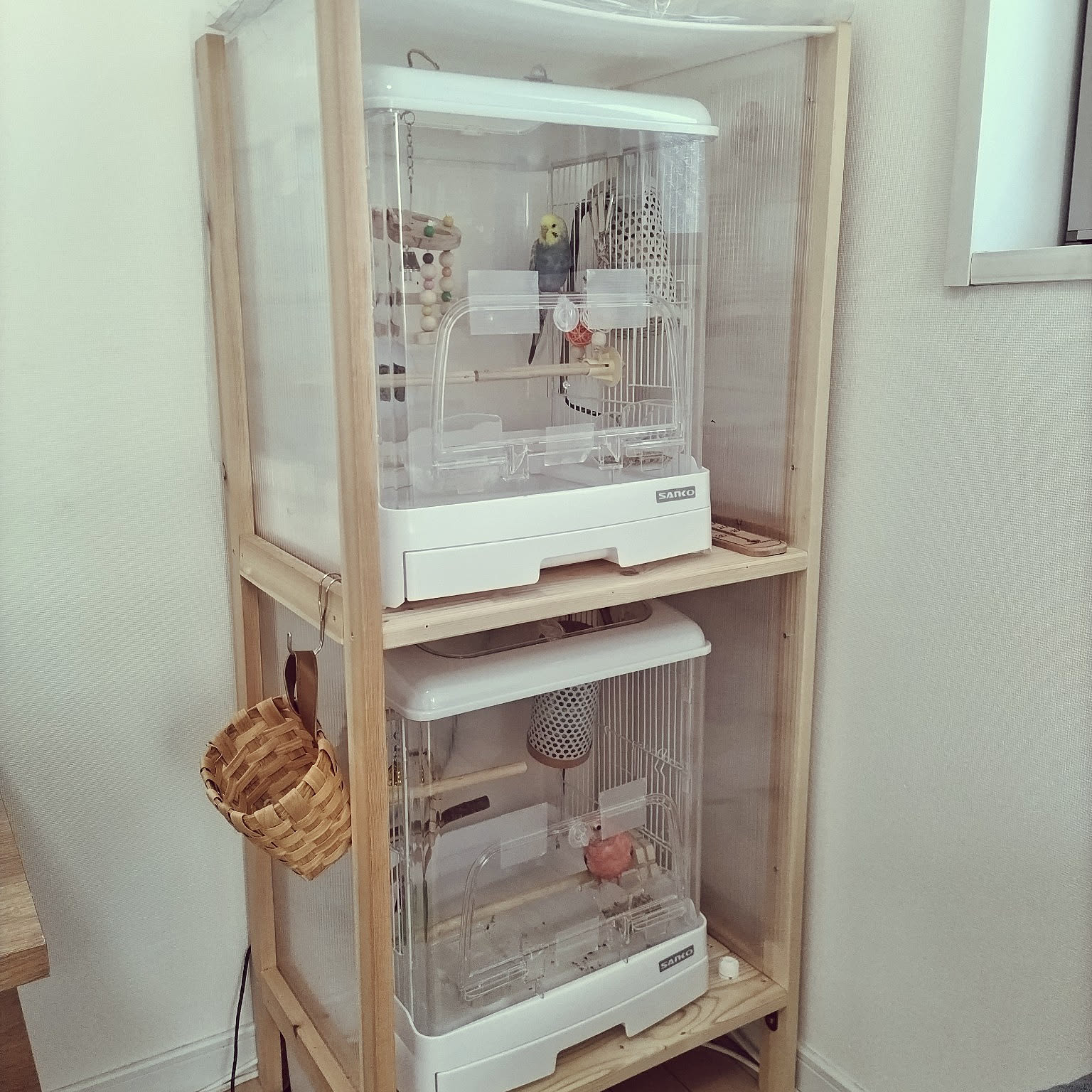 セキセイインコ 鳥かごラックのおすすめ商品とおしゃれな実例