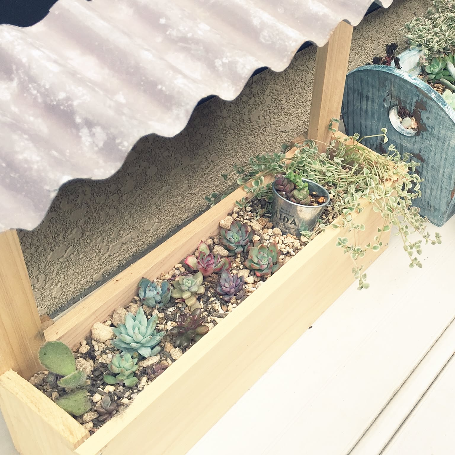 ROMI様専用ハンドメイド屋根付きプランター他2点 【公式通販】