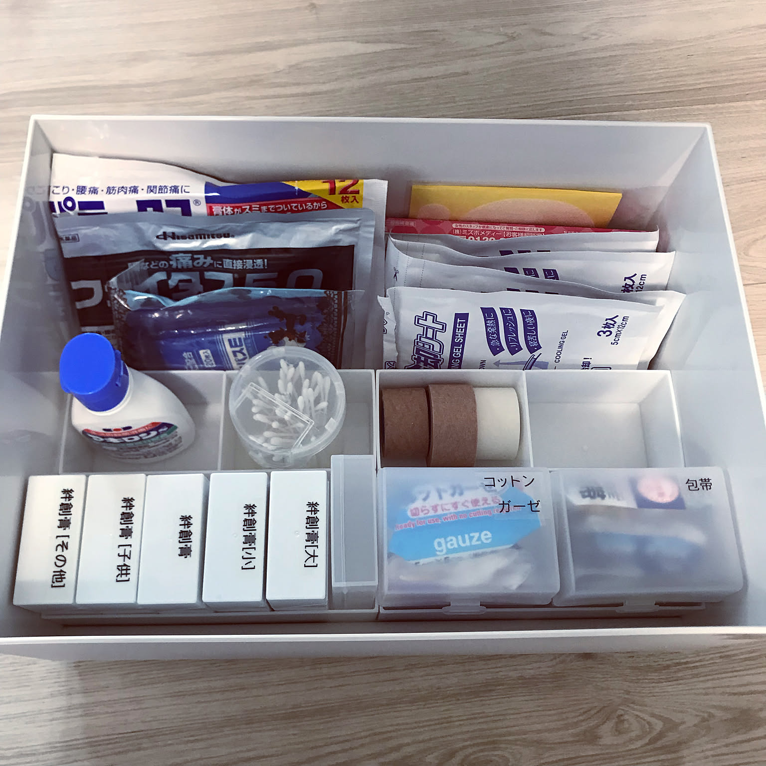 棚救急セット湿布冷えピタ絆創膏...などのインテリア実例 - 2018-10-23 11:41:39 ｜ RoomClip（ルームクリップ）