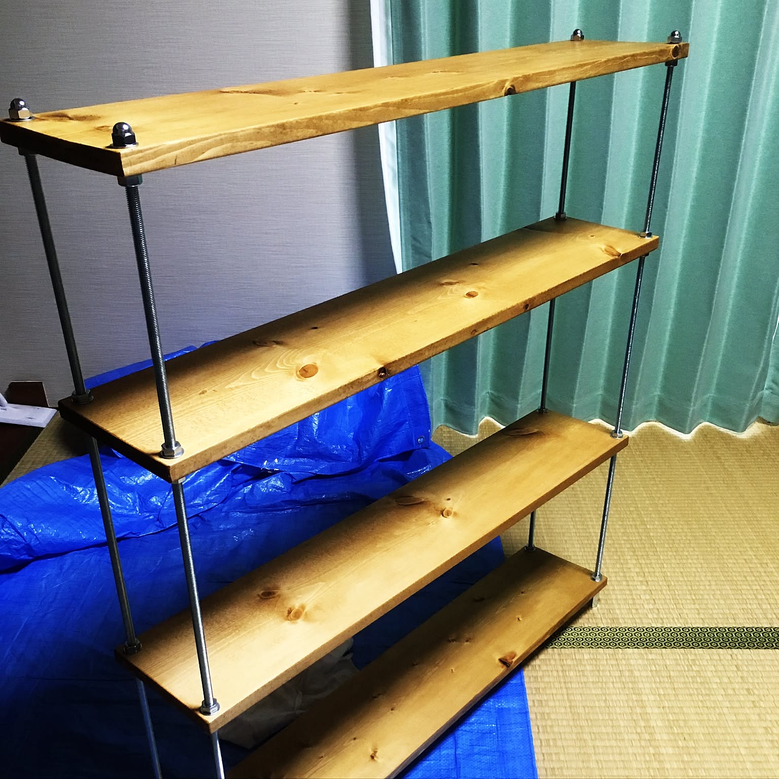 ボルトラック　飾り棚 5段 アイアン メガネスタンド サングラススタンド アイアン