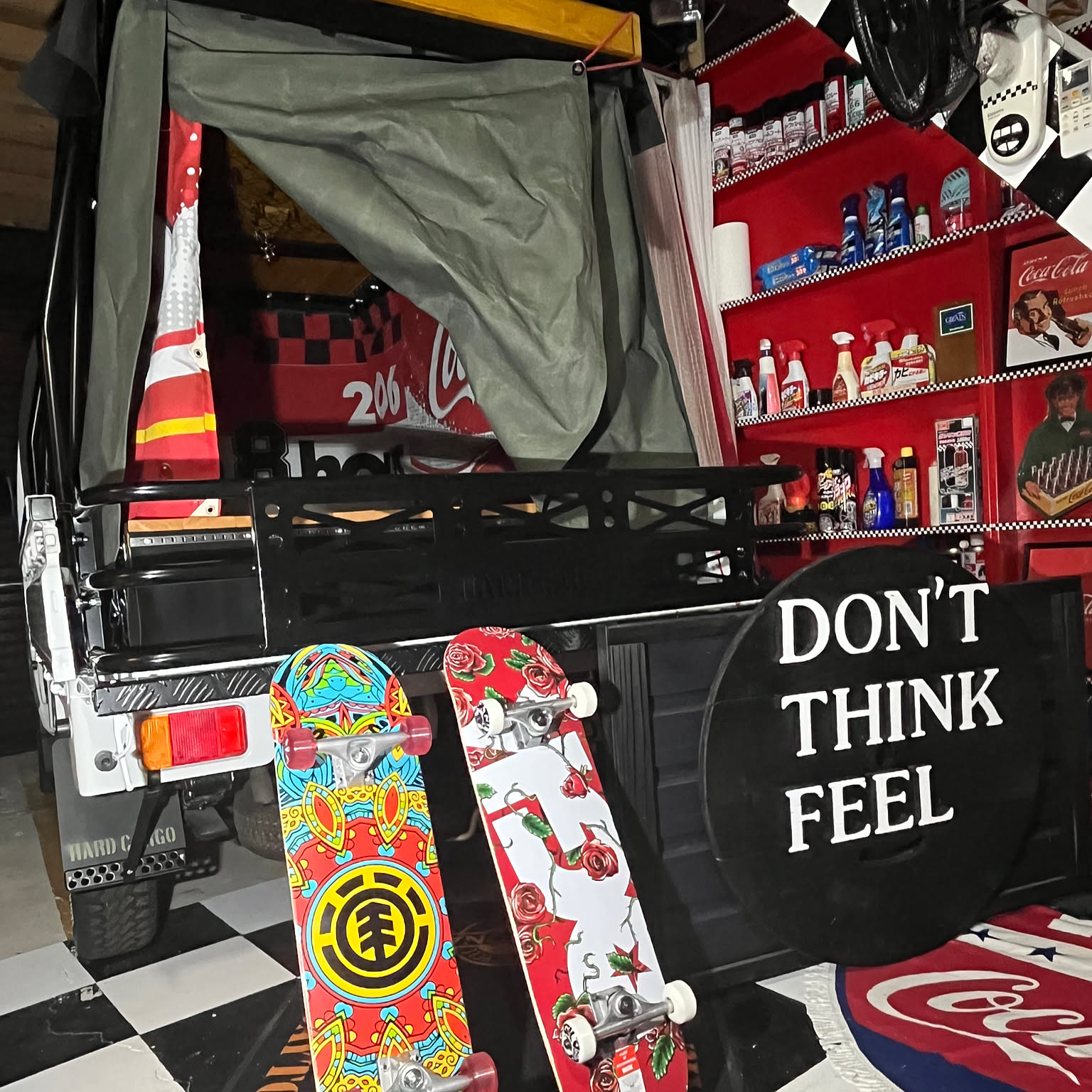 ガレージ スケボーのおしゃれなインテリアコーディネート・レイアウト