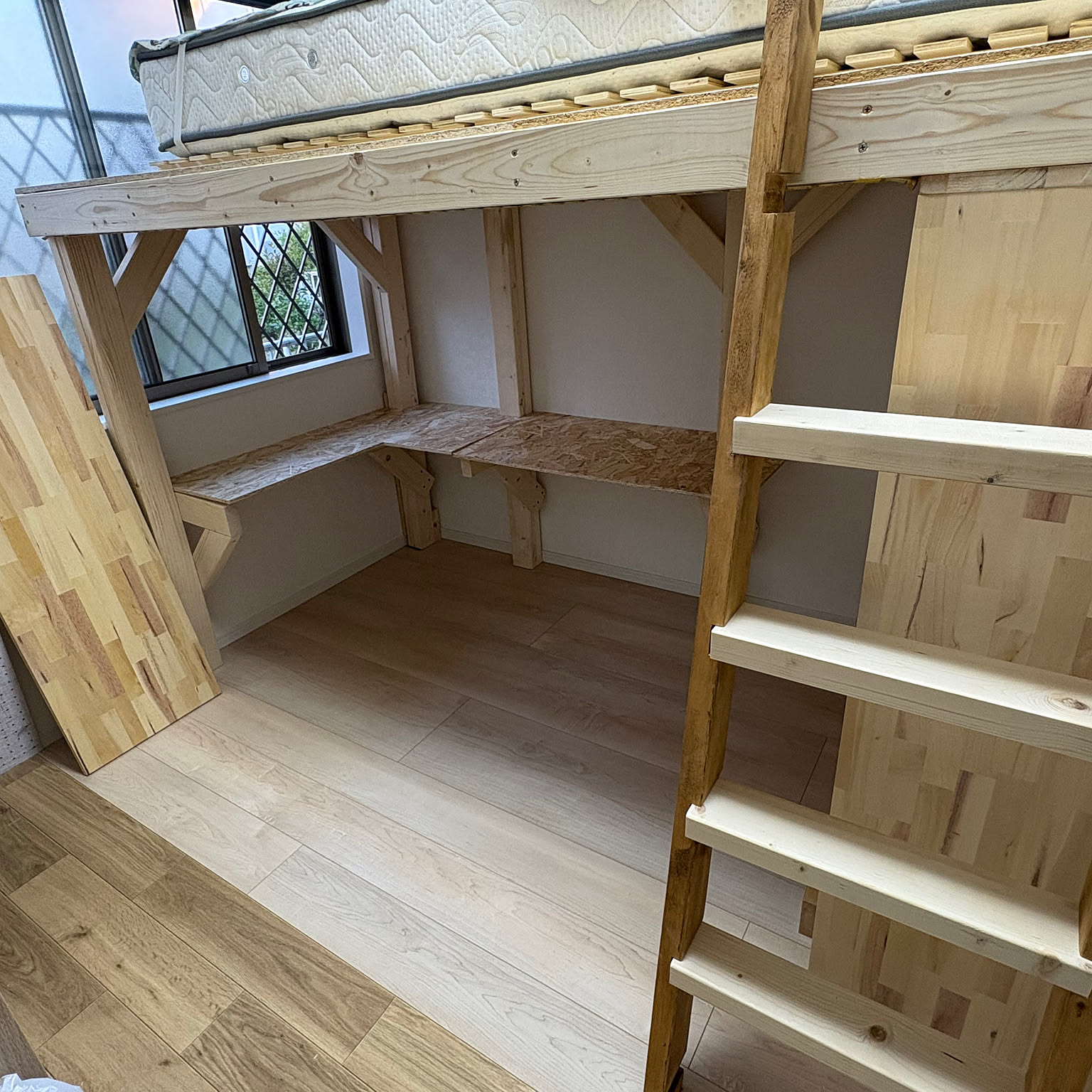 IKEA ロフトベッド DIYのインテリア・手作りの実例 ｜ RoomClip