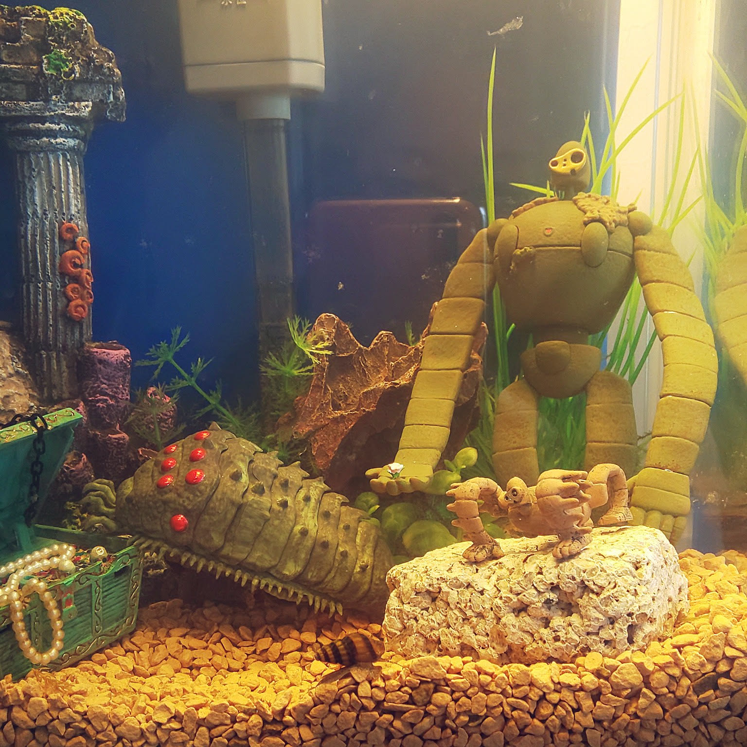 苔テラリウム ロボット兵 シングル、ダブルセット 心癒す我が家の