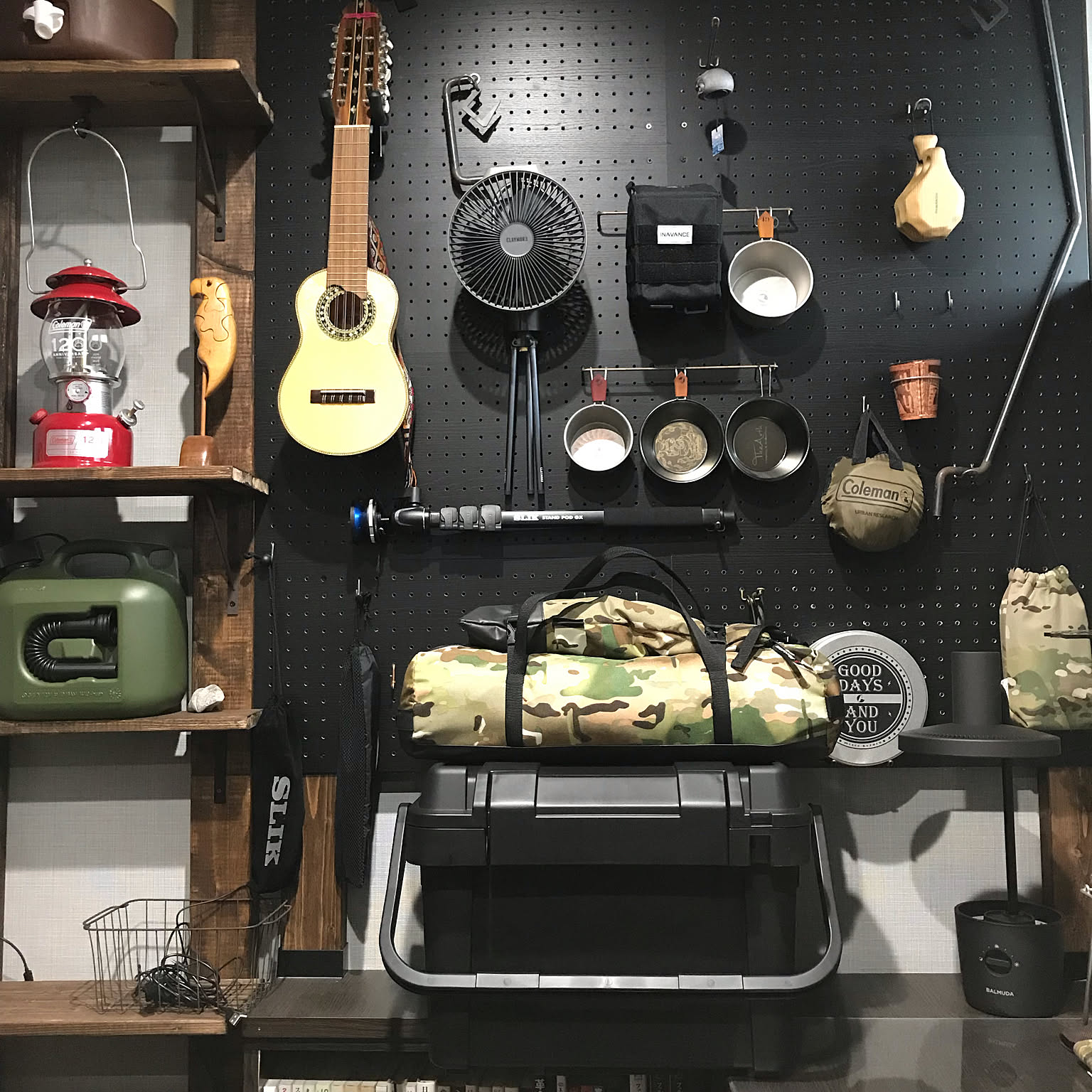 キャンプ用品収納DIYのインテリア・手作りの実例 ｜ RoomClip（ルーム