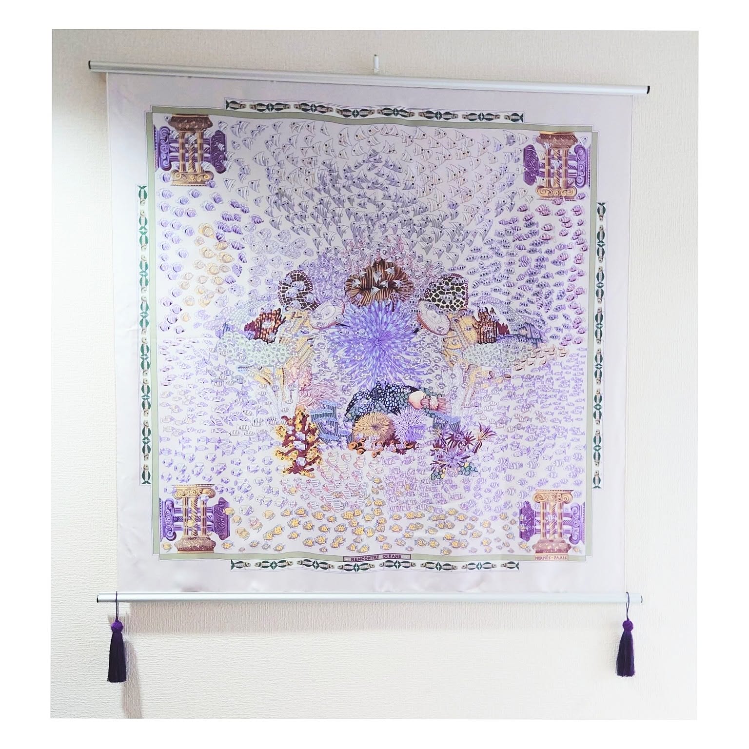 壁/天井 エルメスのスカーフのおすすめ商品とおしゃれな実例