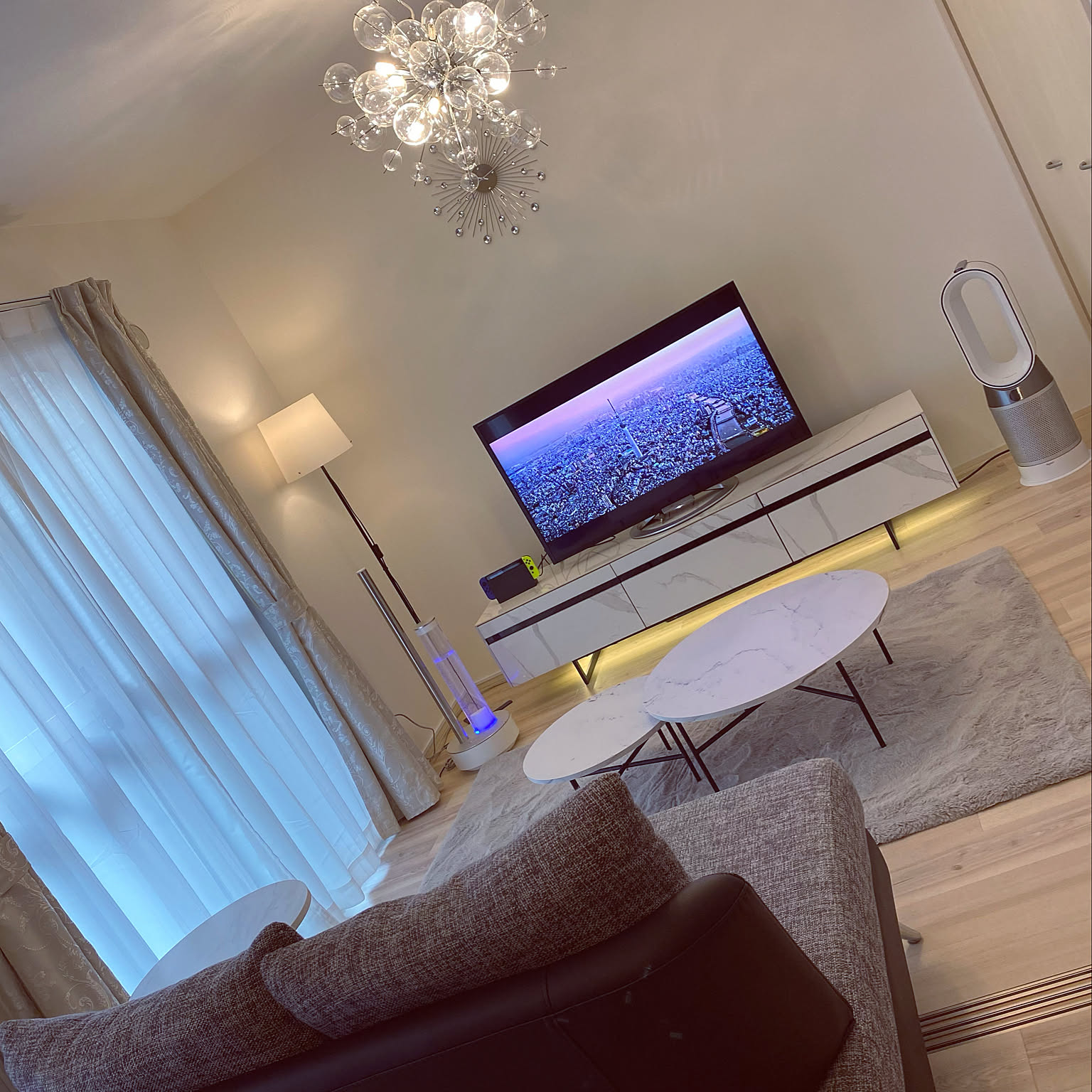 Francfranc バブルシャンデリアのおすすめ商品とおしゃれな実例