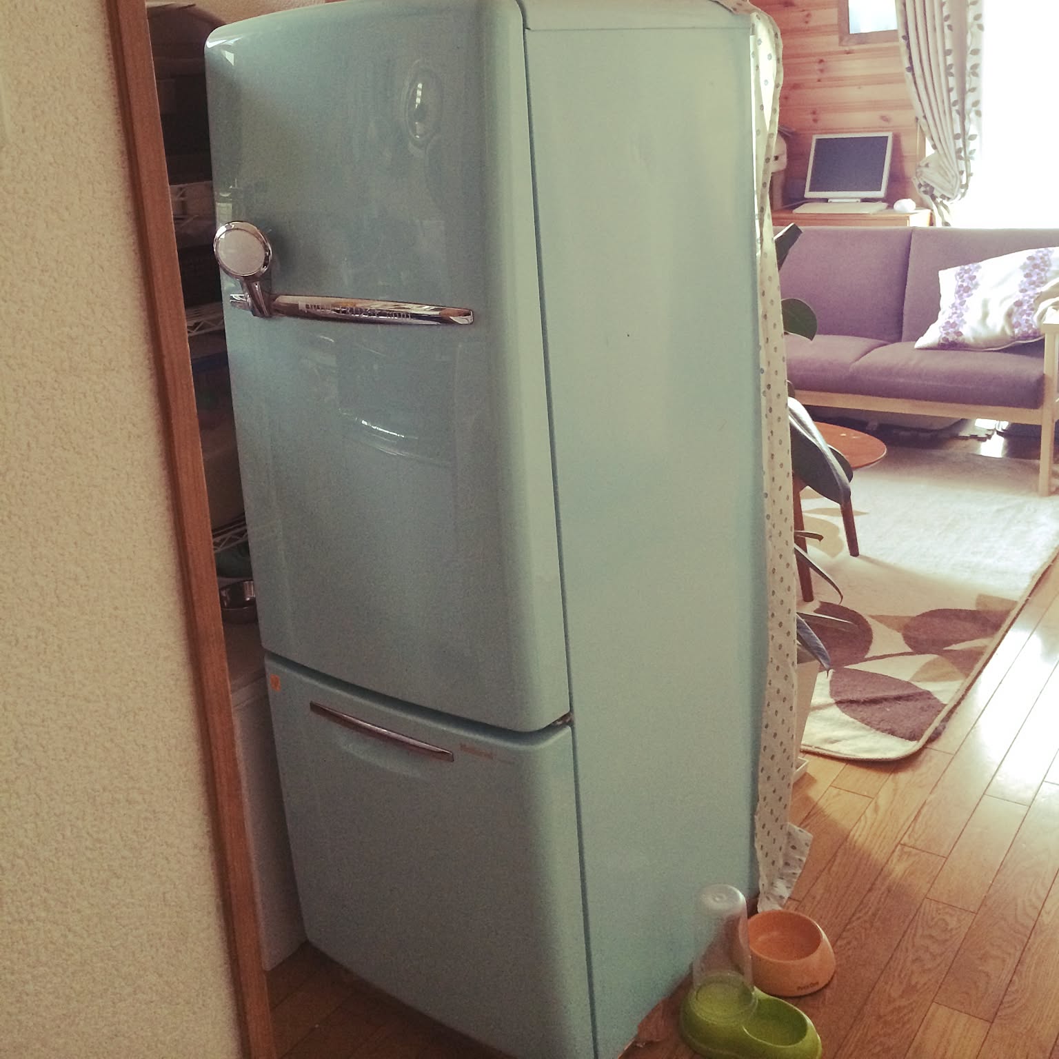冷蔵庫 レトロ冷蔵庫のおすすめ商品とおしゃれな実例