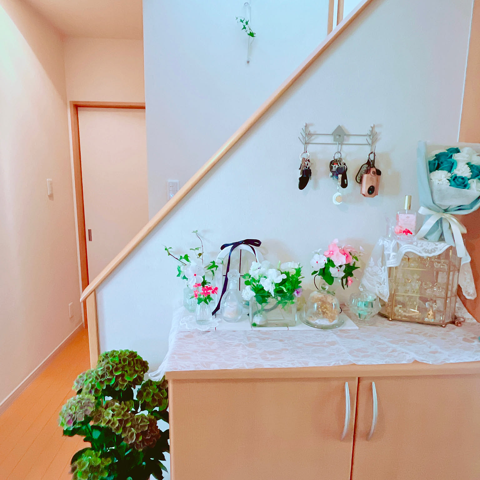 ミモザスワッグ❁⃘*.゜ 角々しく plusピーチ 