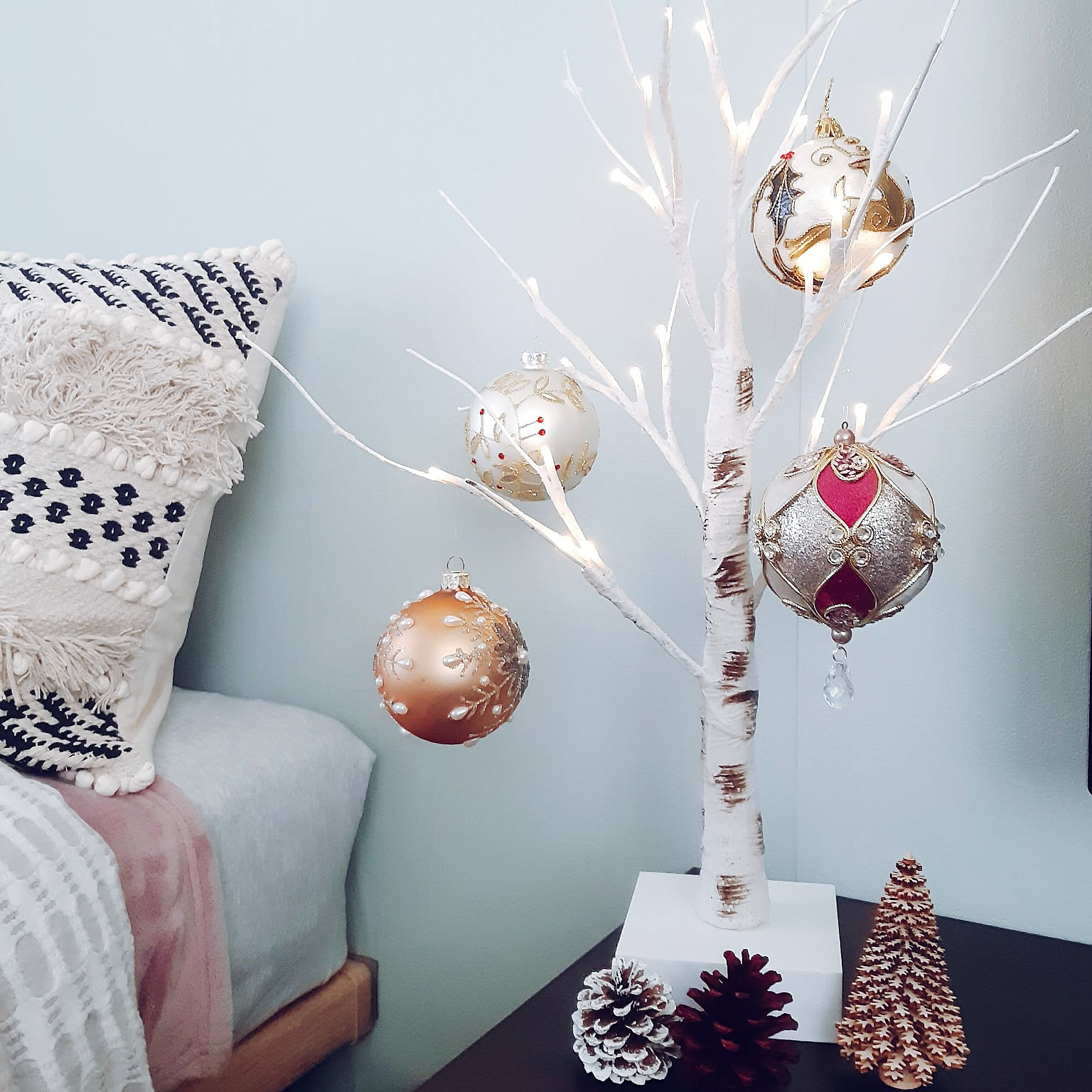 星形の白樺オーナメント　アドベントスター 星形の白樺オーナメントアドベントスター