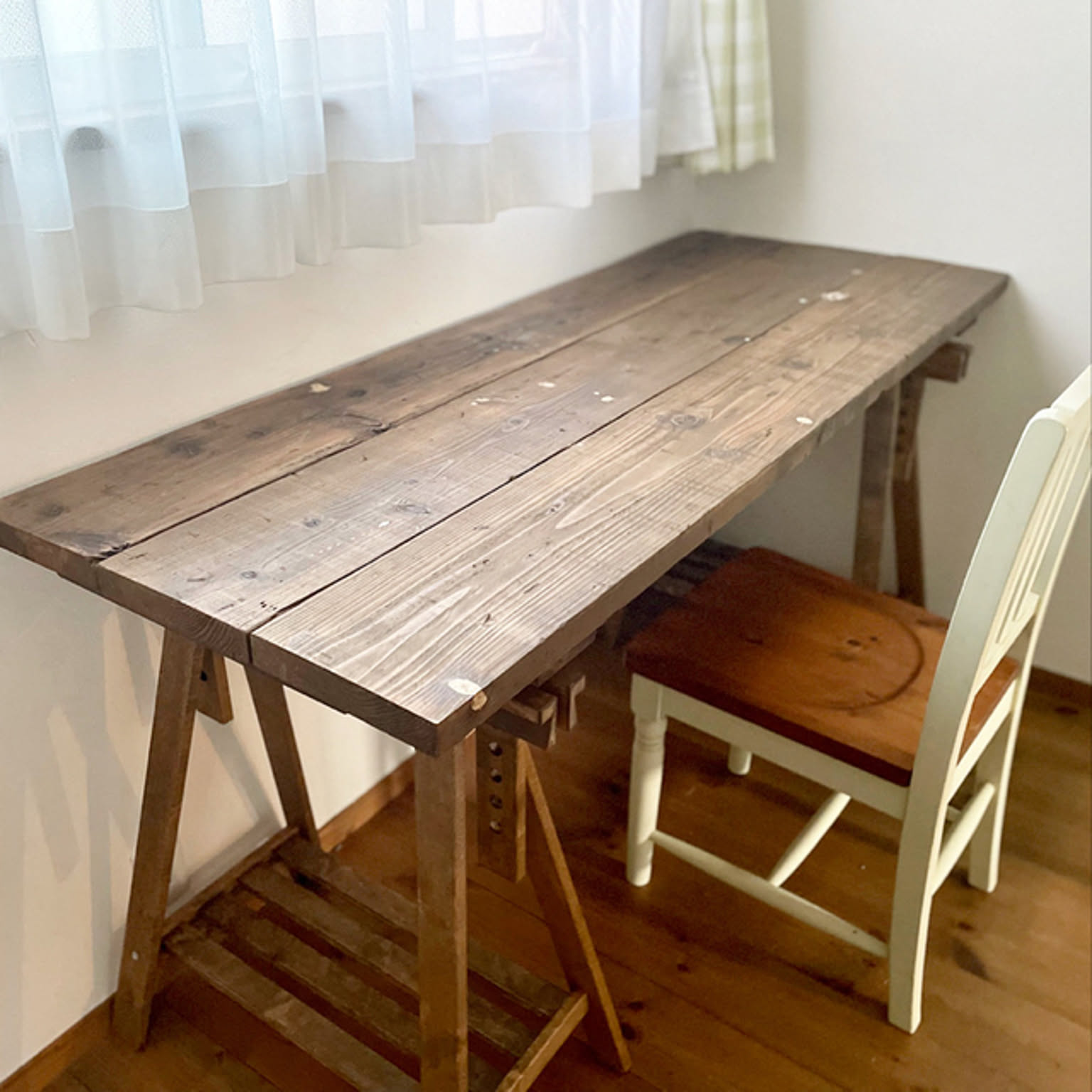 IKEAの脚で机をDIYのインテリア・手作りの実例 ｜ RoomClip（ルーム