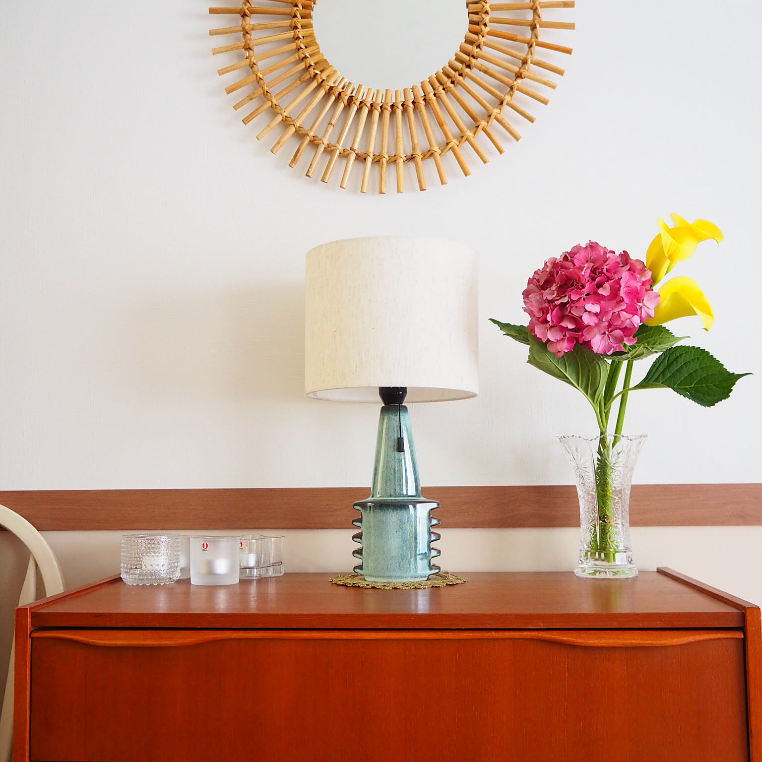最終値下げ＊ZARA HOME　ラウンドミラー　ゴールドフレーム　63cm円形 ROUND WALL MIRROR | Zara Home United States of America