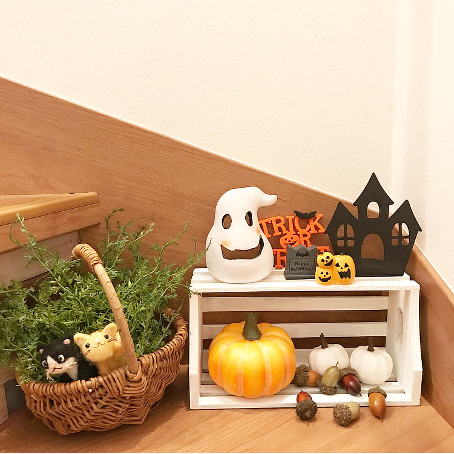 カントリー雑貨　ハロウィンプレートbとハロウィンガール カントリー雑貨 ハロウィンプレートbとハロウィンガール-お得な