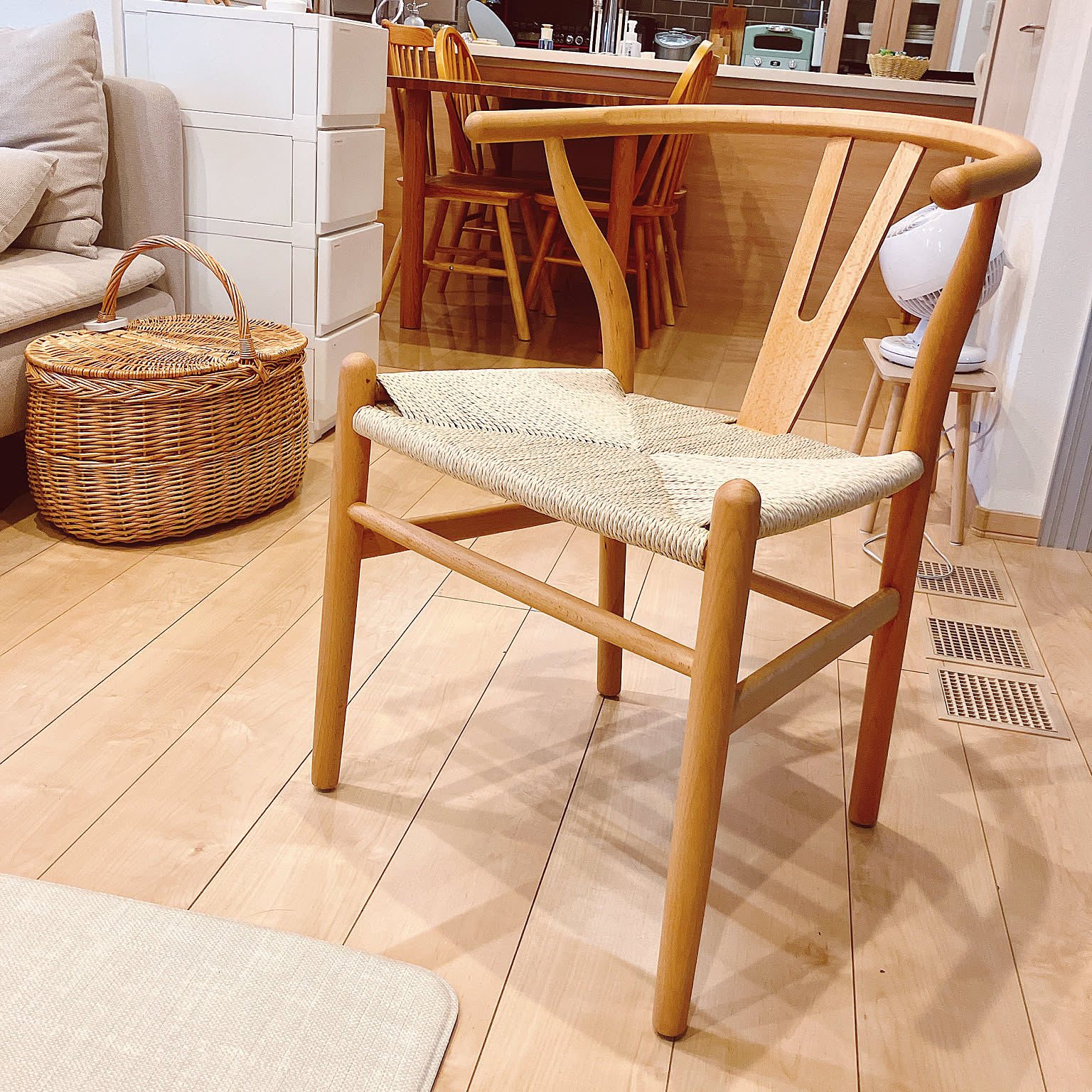 ダイニングチェア ジェネリック家具 椅子 ウェグナー PP503 The Chair ザ チェア 本革仕様 北欧 木製 デザイナーズ リプロダクト 北米産ホワイトアッシュ ダイニングチェア 北欧 PP68 アームチェア ハンス・J・ウェグナー 北欧