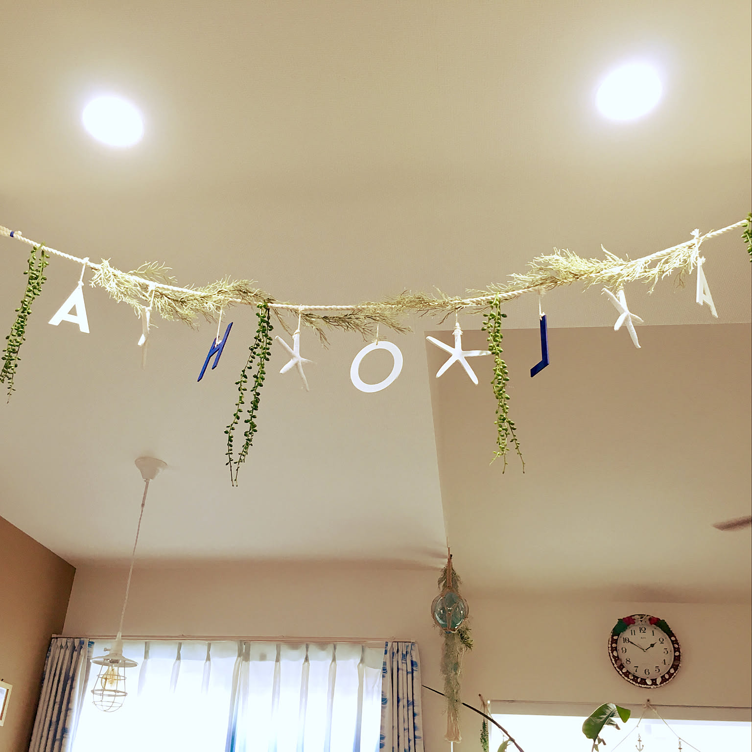ガーランド手作り 海を感じるインテリアのおすすめ商品とおしゃれな