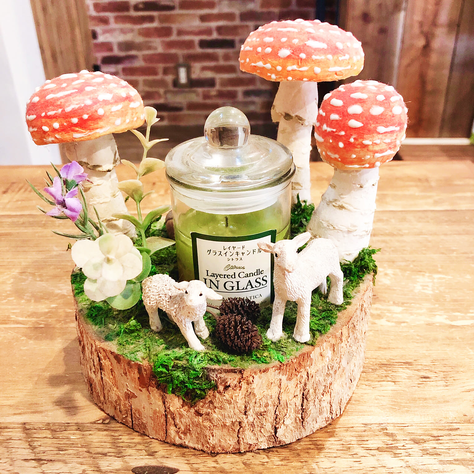 キャンドルホルダー きのこのおすすめ商品とおしゃれな実例