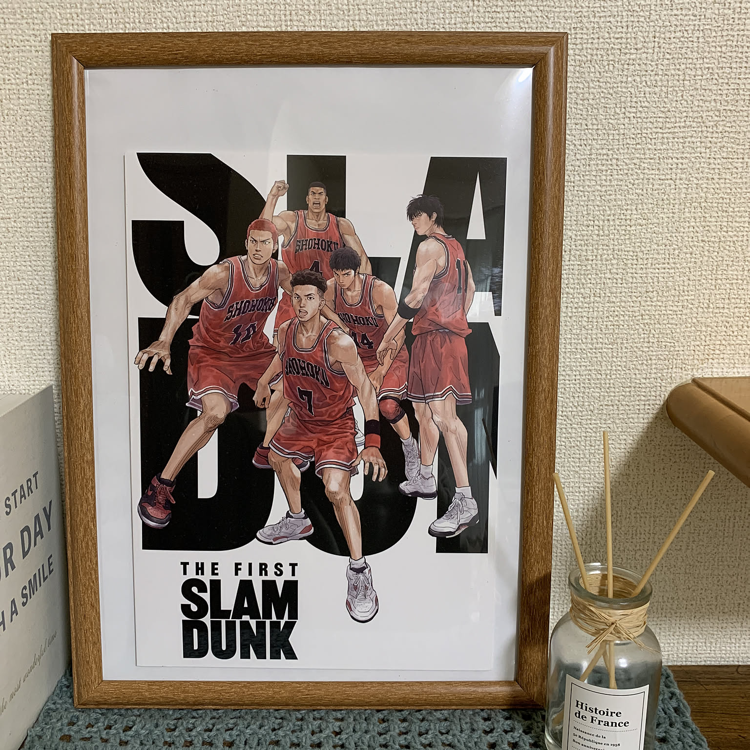 スラムダンク　ポスター5点セット　額縁付き Amazon.co.jp: 額縁セット スラムダンク A全 ポスター 原作