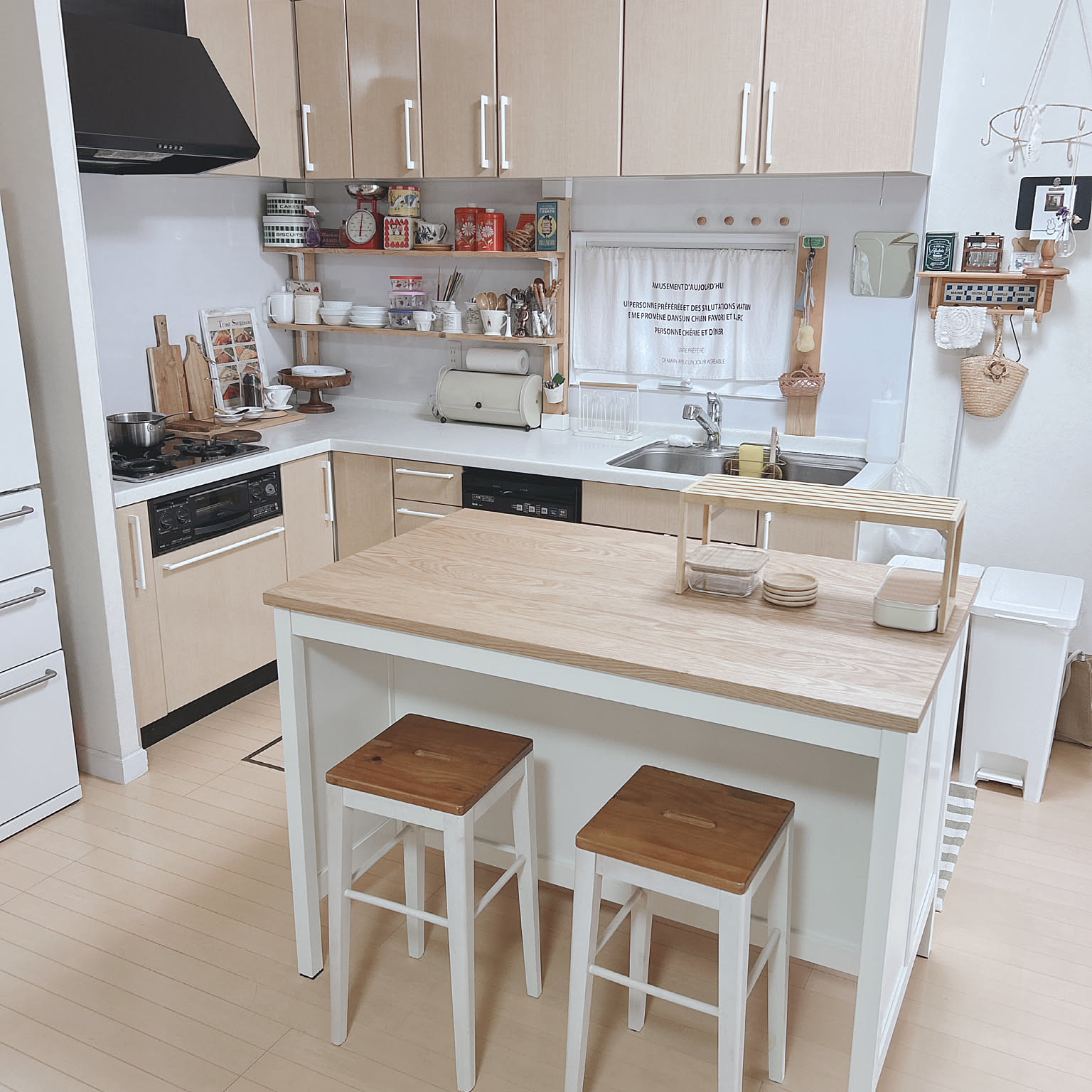 IKEA アイランドカウンターのインテリア実例 ｜ RoomClip