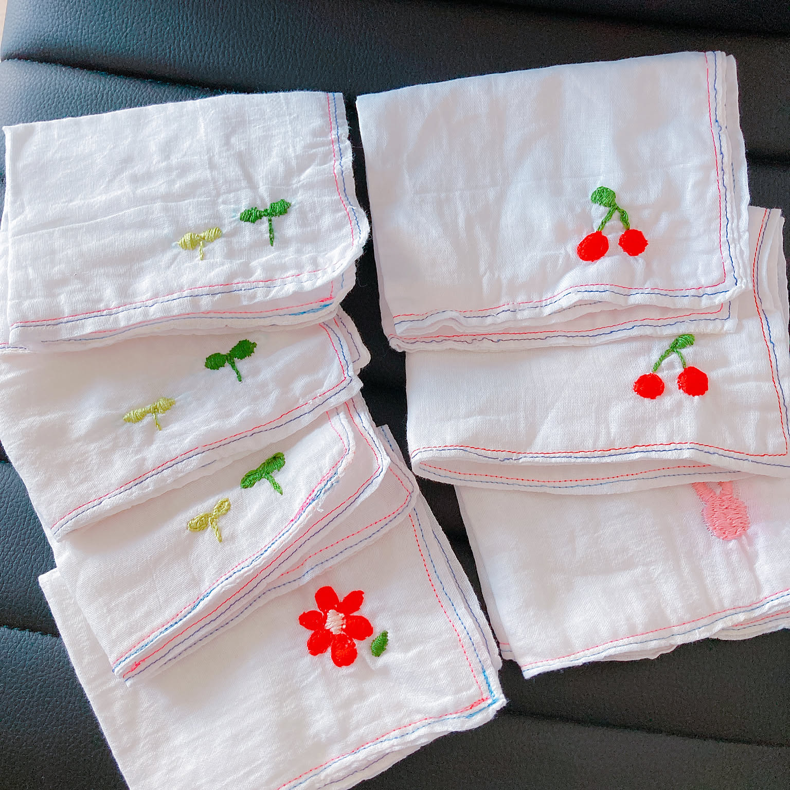 手作り ガーゼハンカチのおしゃれなアレンジ・飾り方のインテリア実例