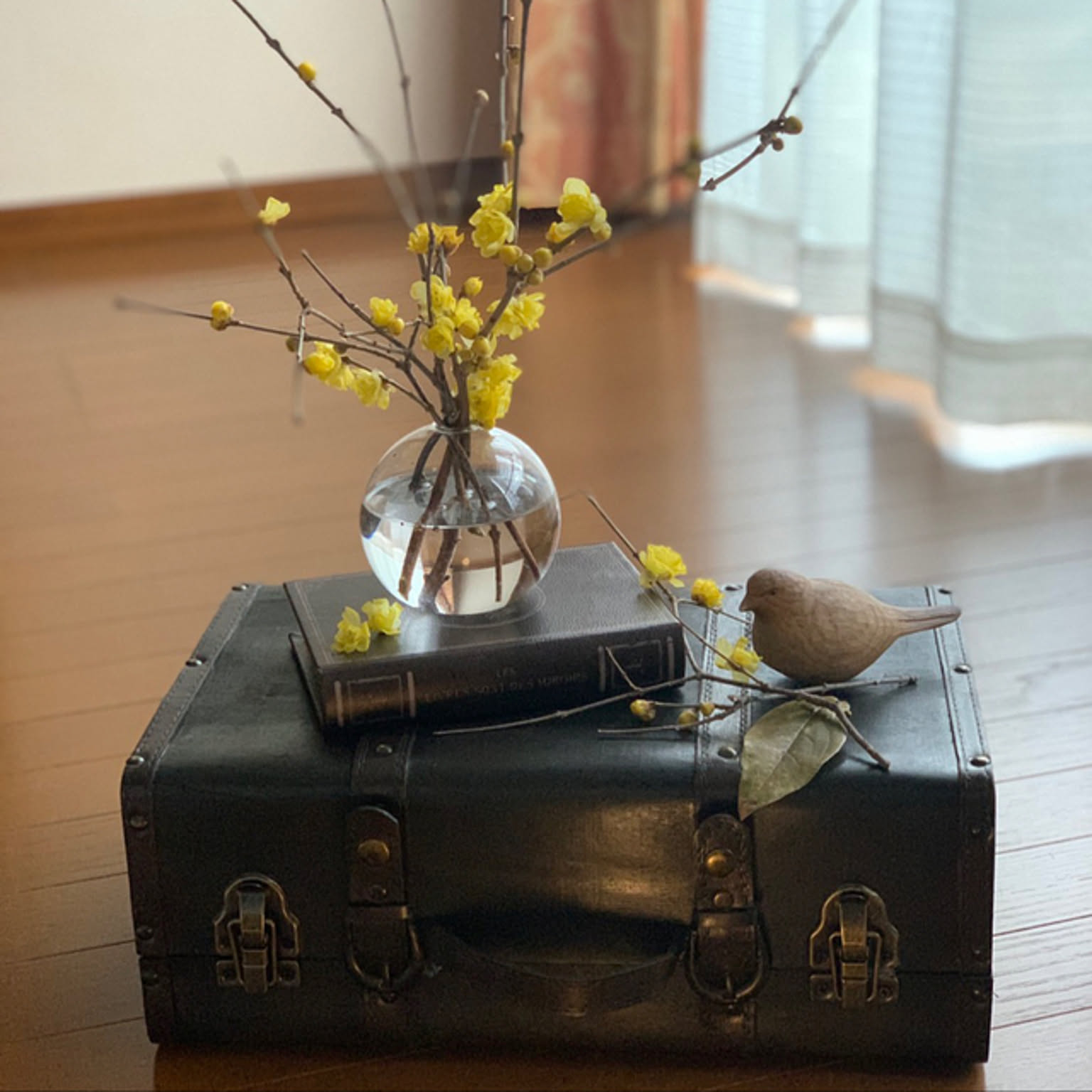 個人宅不可】レザートランク2個セット: デコレーションアイテム