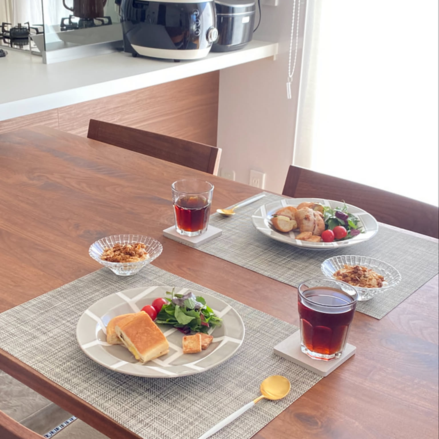 て*る様 ジョイスオンザテーブル雲模様の楕円形皿3枚セットまとめ売り