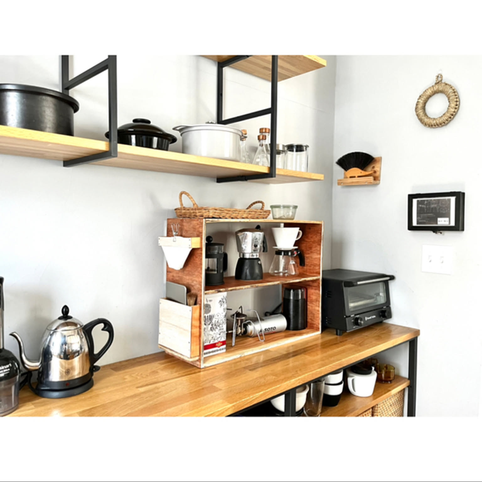 コーヒー棚DIYのインテリア・手作りの実例 ｜ RoomClip（ルーム