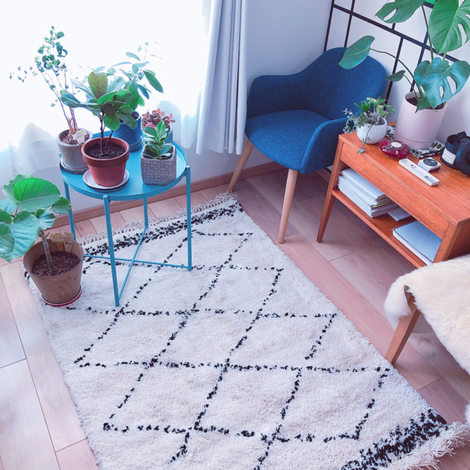 モロッコ ベニワレン Beniourain ラグ 約102×147cm