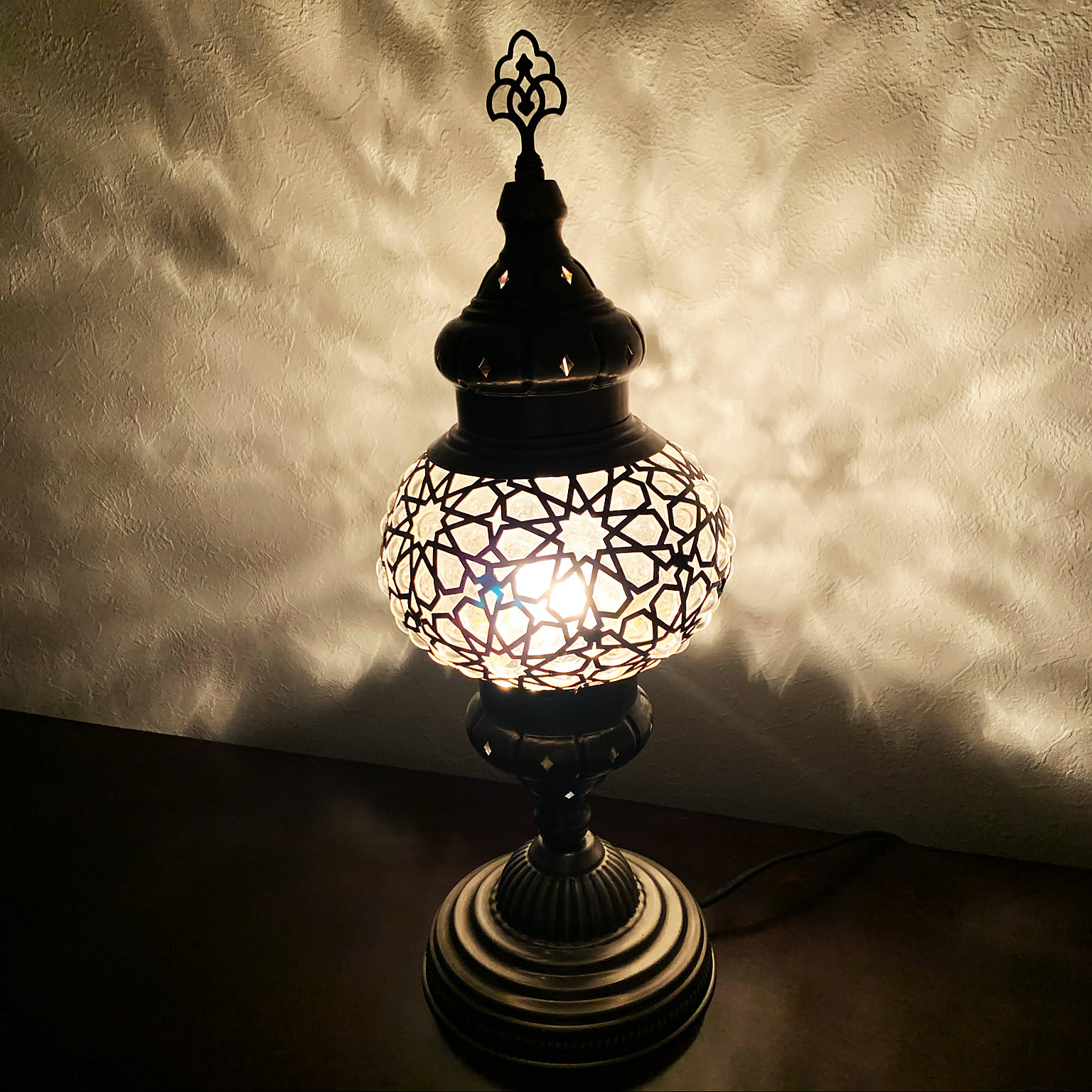 NEW＊トルコ製 ハンドメイド アラベスクランプ(ペンダントタイプ)