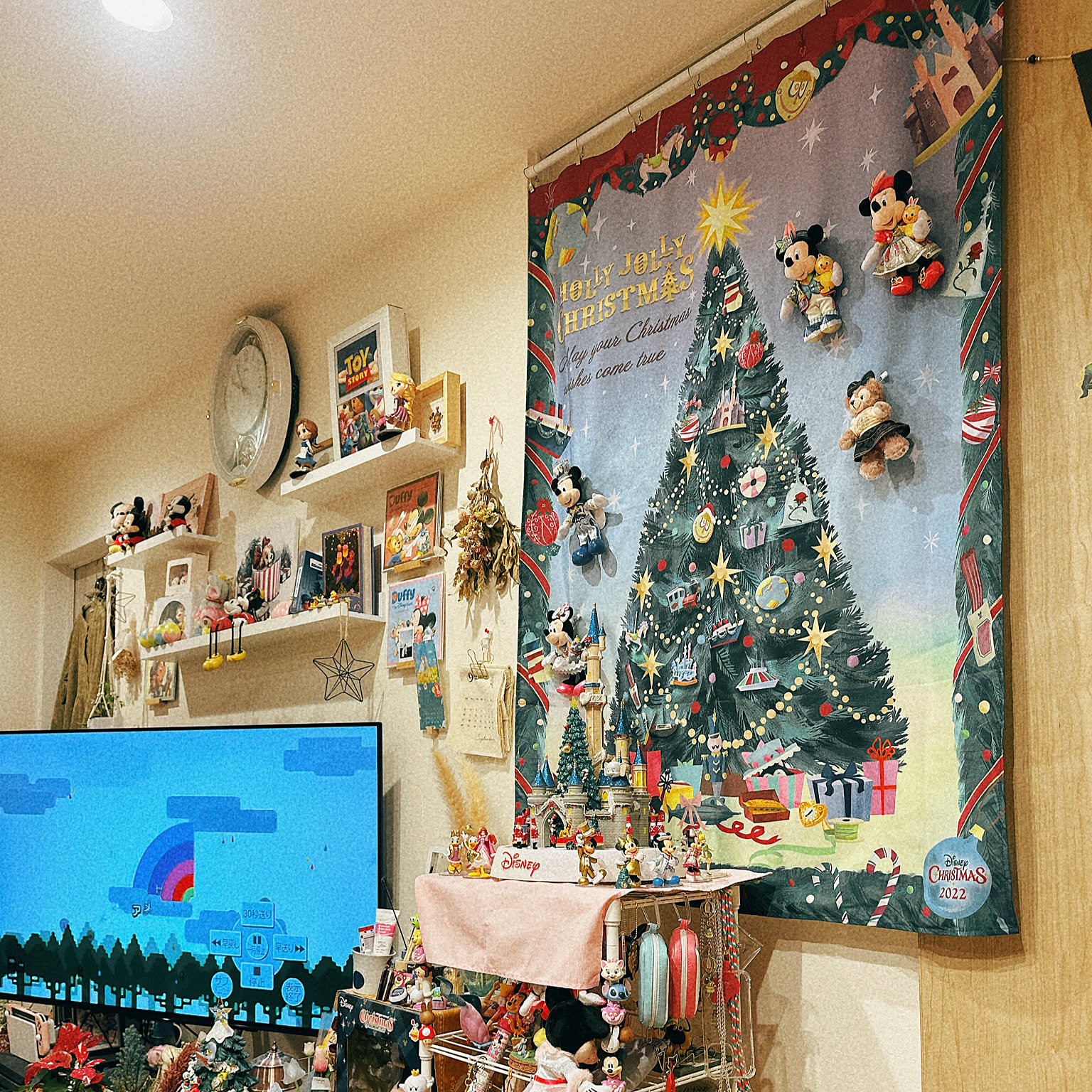 ディズニー　タペストリー d0982afd60b41440aa2926a2c16b5d