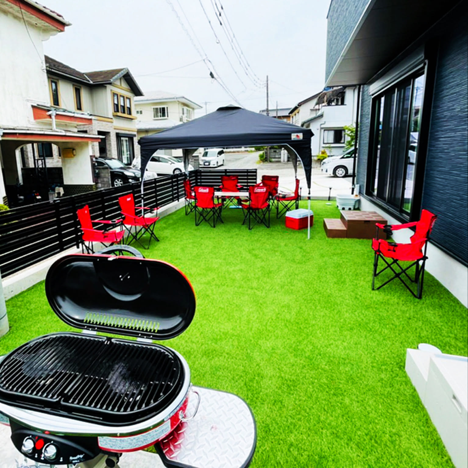 ガレージ BBQのおしゃれなインテリアコーディネート・レイアウトの実例