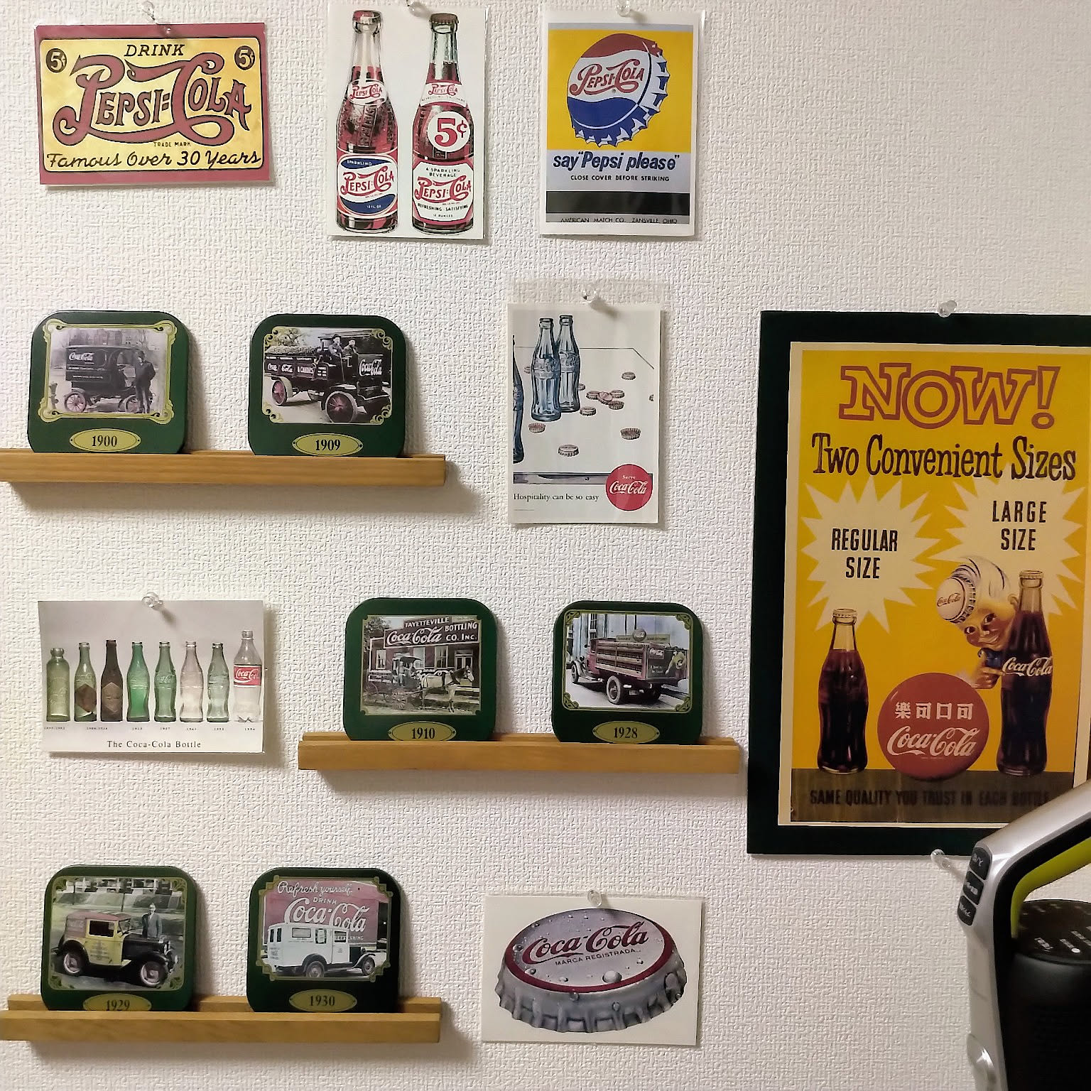 レトロ コカ・コーラ好きのおしゃれなインテリア・部屋・家具の