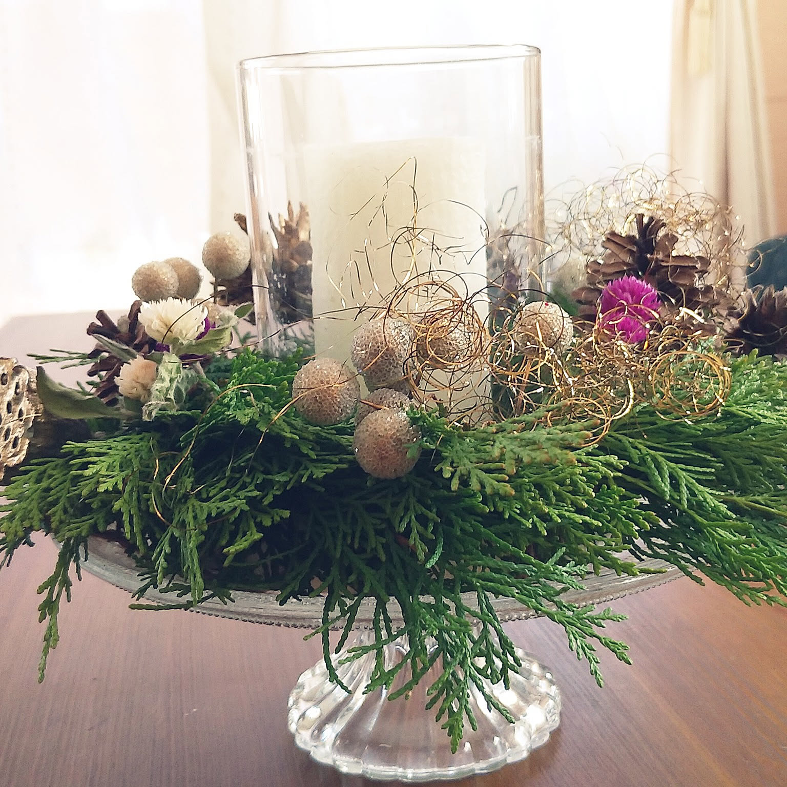 クリスマスリースハンドメイド クリスマスキャンドルリースのおすすめ