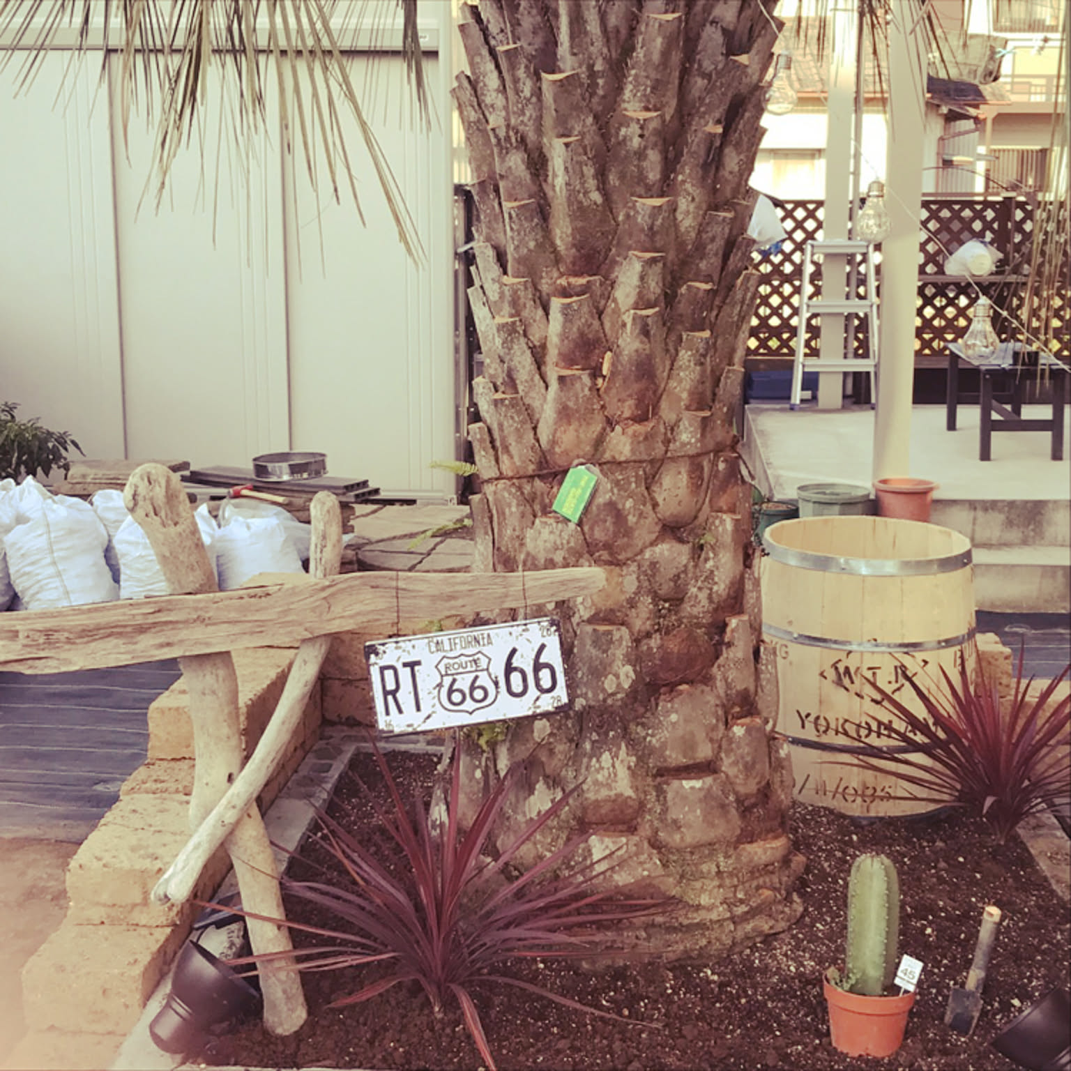 手渡し　ハンドメイド　流木看板　看板 流木 OPEN &CLOSE オープン&クローズ 流木看板 〜海風の木〜 - 〜海風