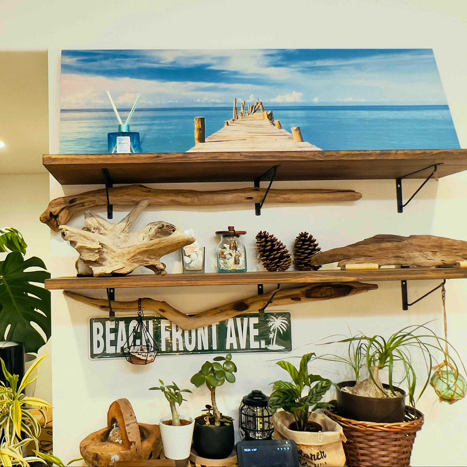 棚 流木インテリアのインテリア実例 ｜ RoomClip（ルームクリップ）