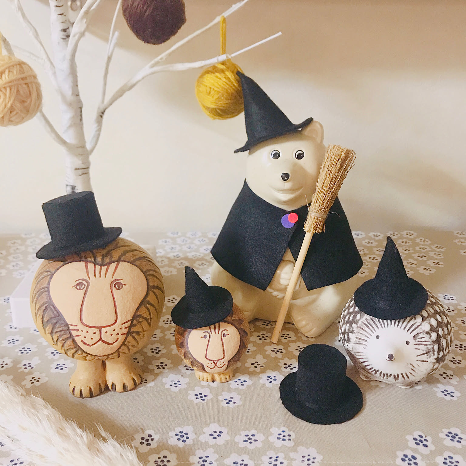 しろくま貯金箱&ガチャハロウィン魔女3点セット