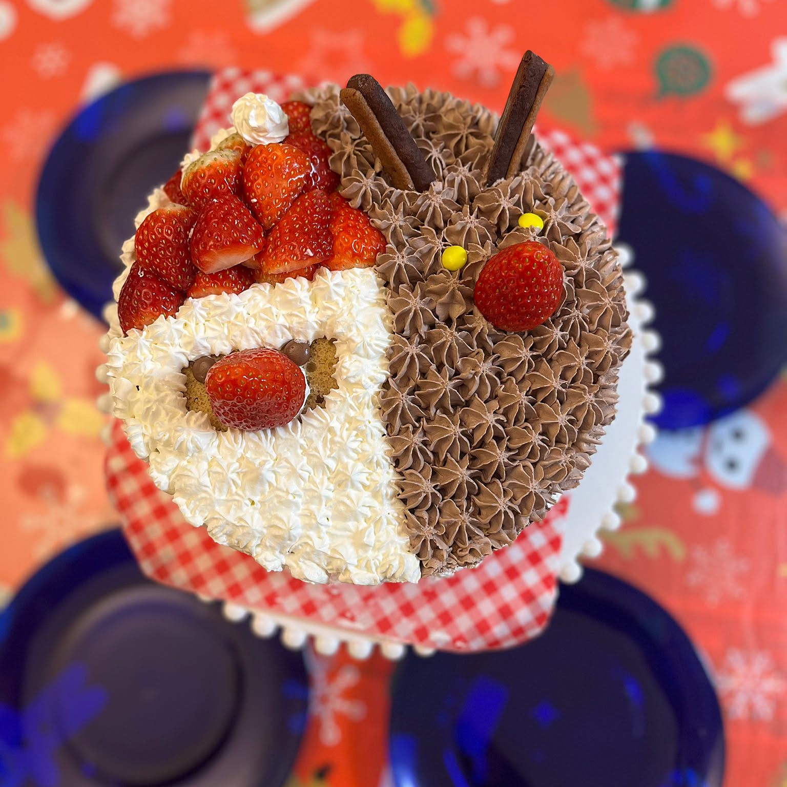 Pottery Barnアフタヌーンティー ケーキスタンド トナカイ