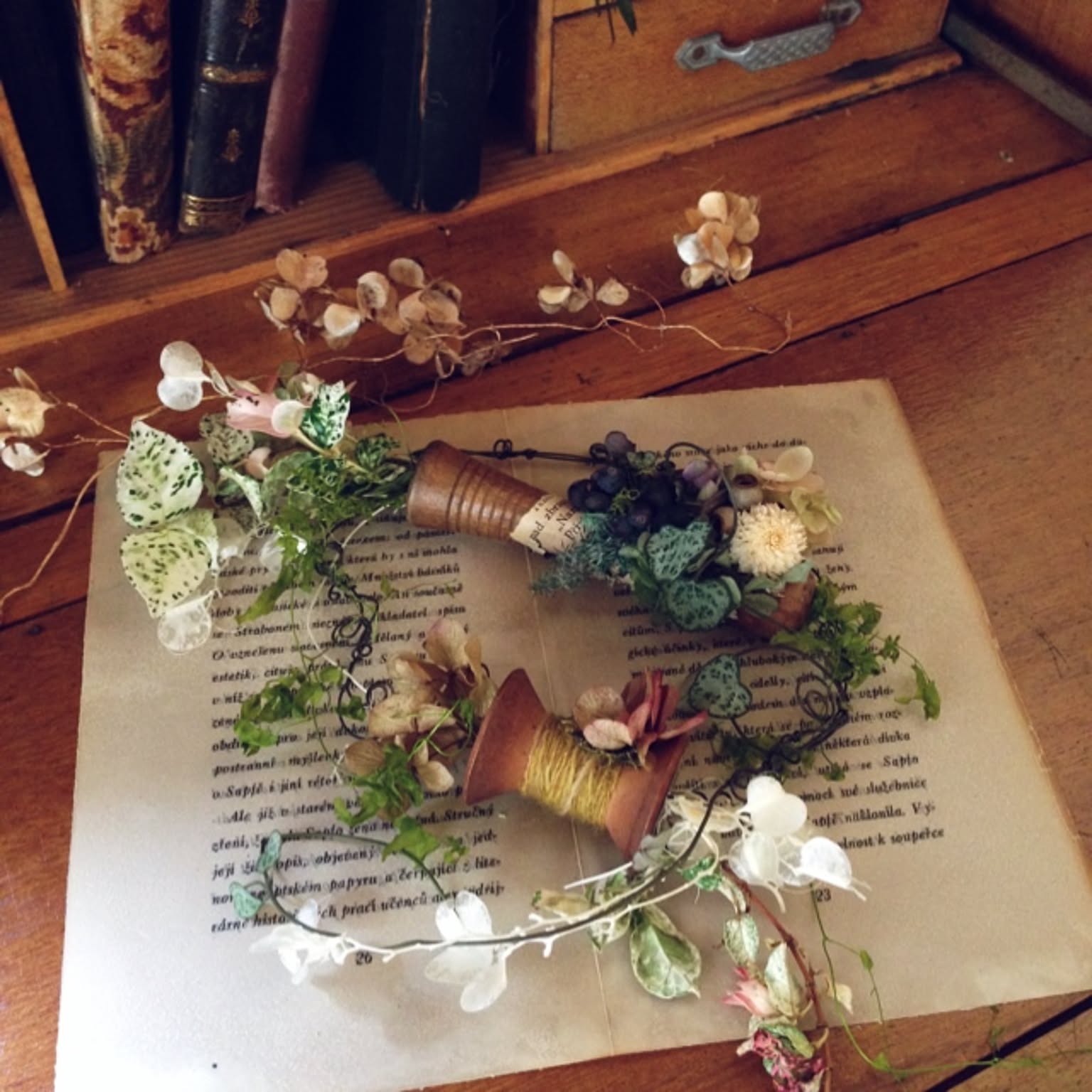 糸巻きアレンジのインテリア実例 ｜ RoomClip（ルームクリップ）