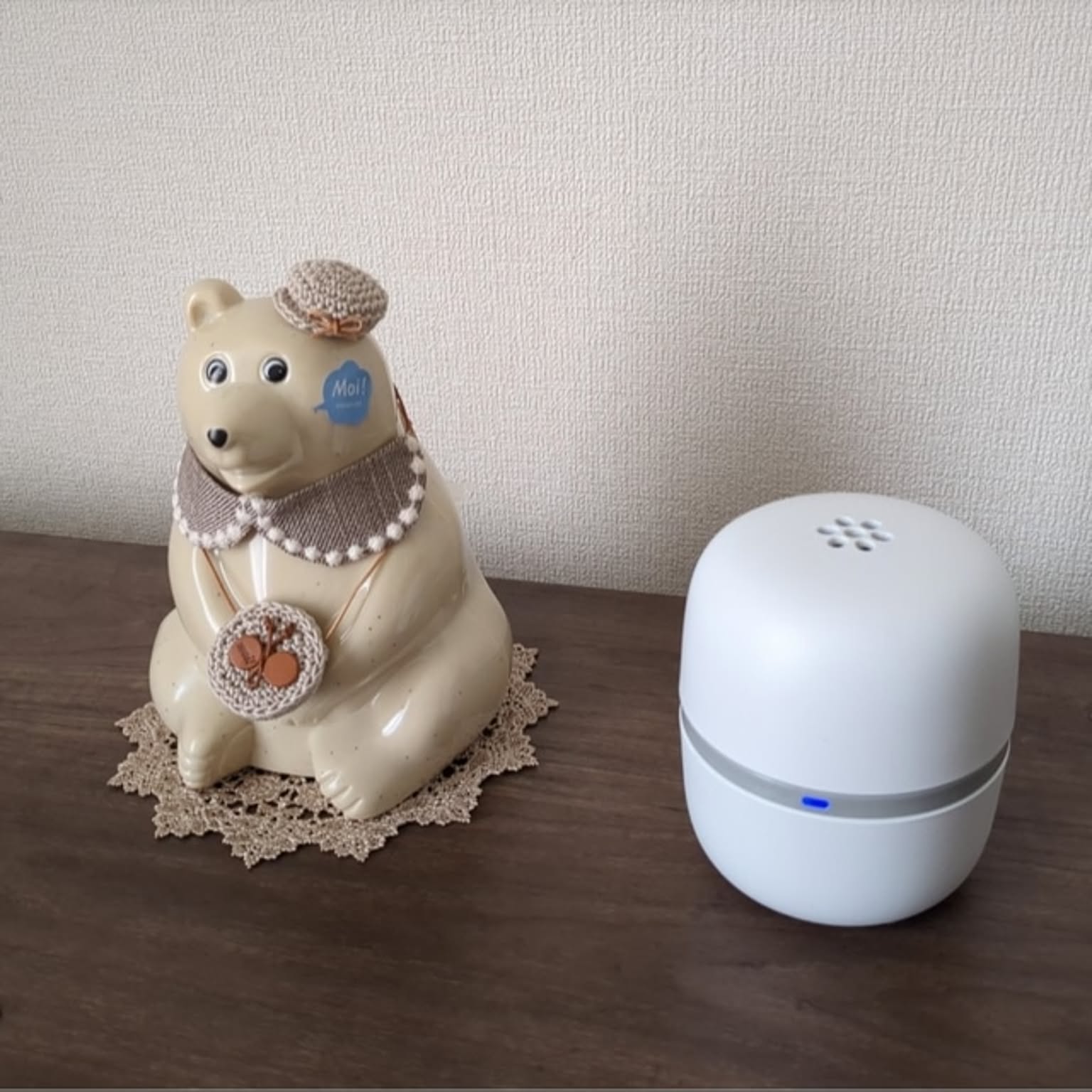 季節のインテリアを先取り！しろくま貯金箱の梅雨バージョン＆1