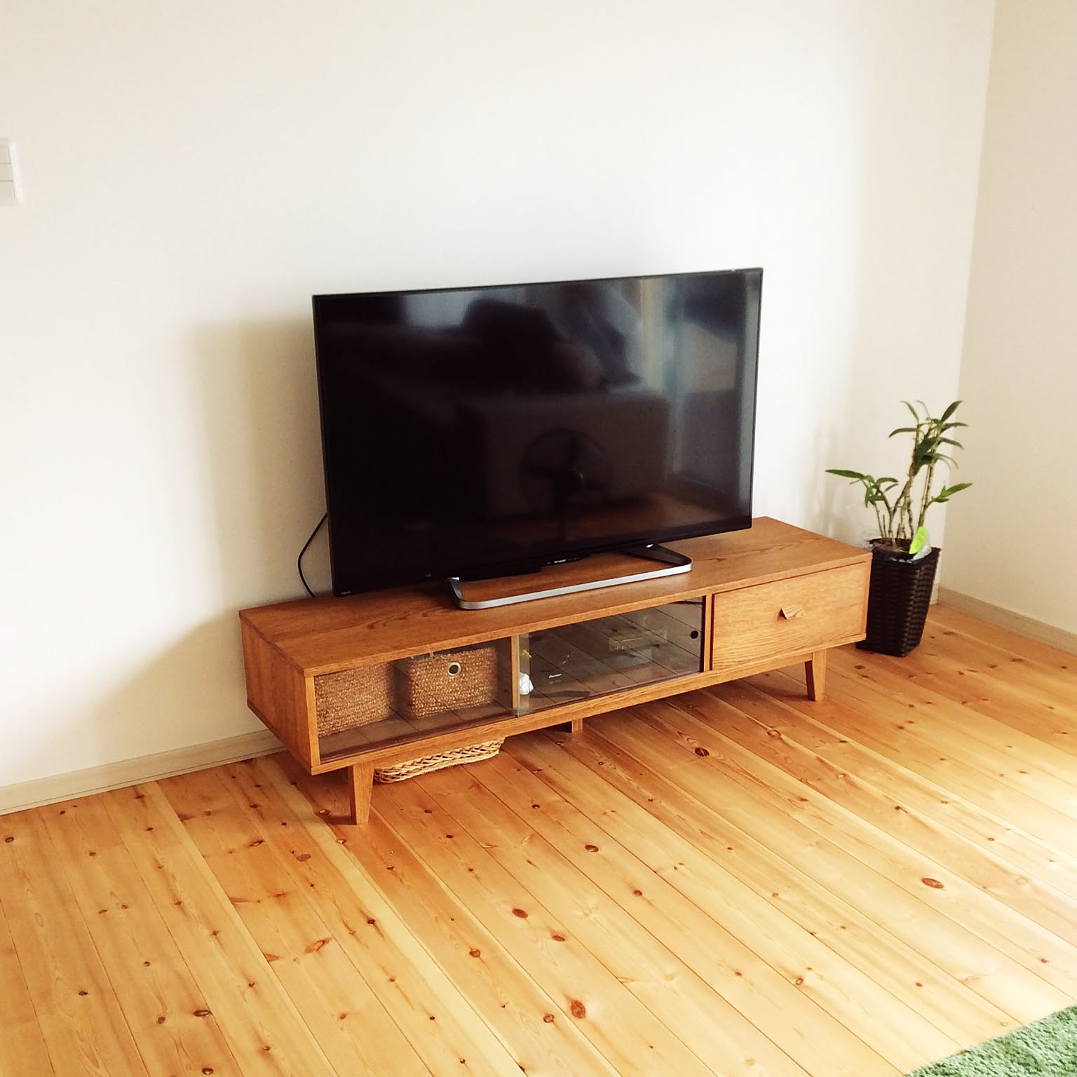 unico テレビボード unico TVボード ナチュラル 状態良し