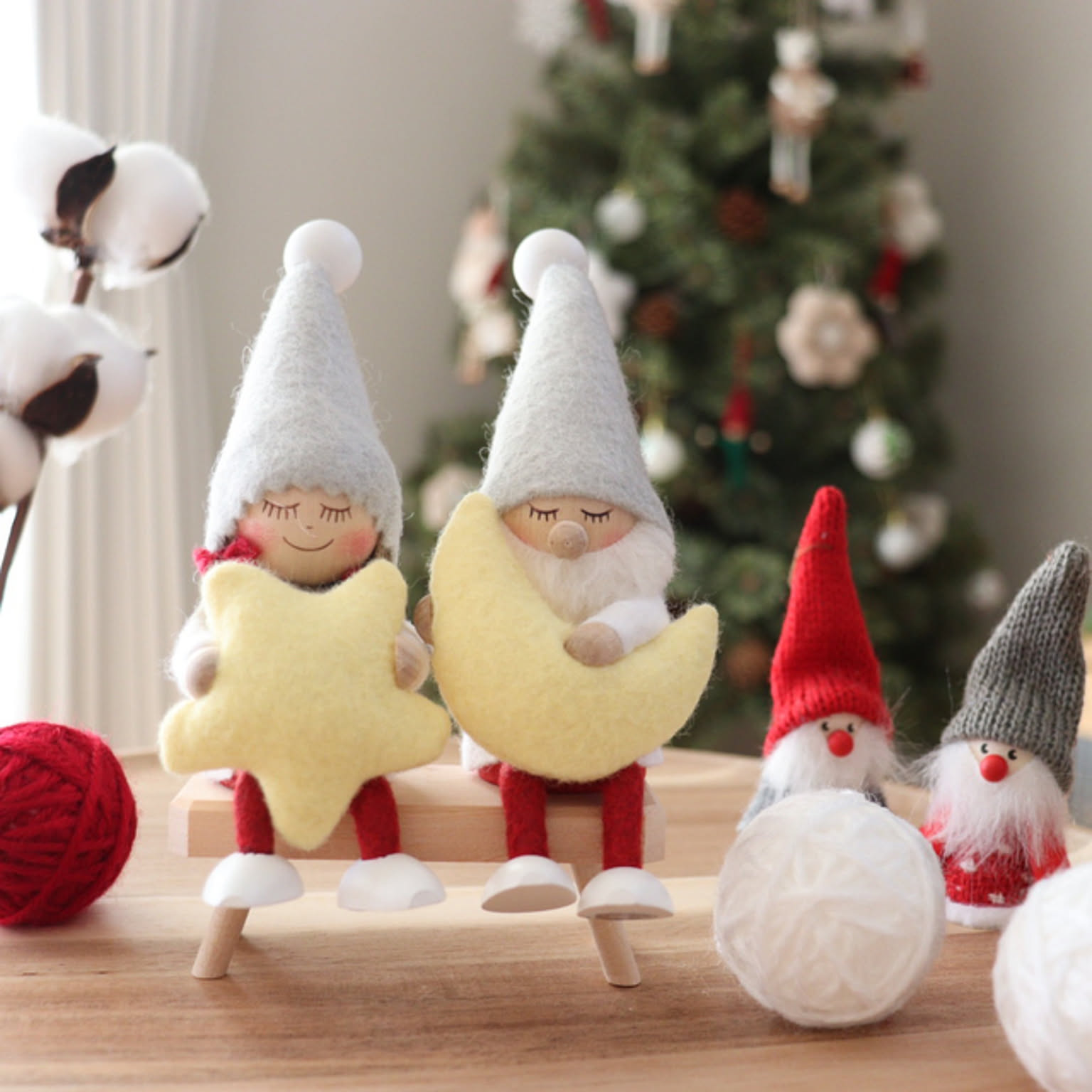 ファーザー・クリスマス ヴィンテージ ステンドグラス