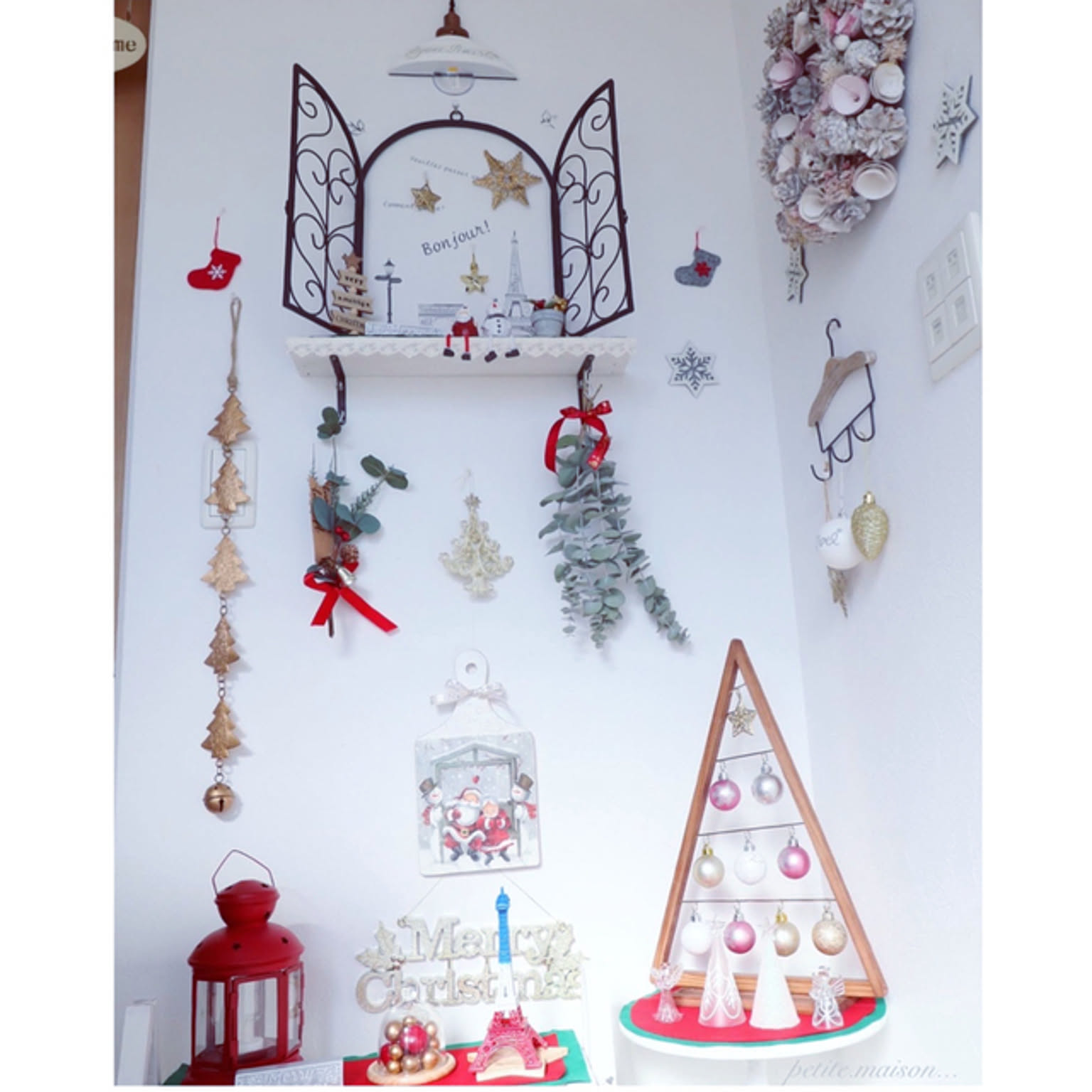 ニトリ オーナメントツリーウッドトライアングルのおすすめ商品と