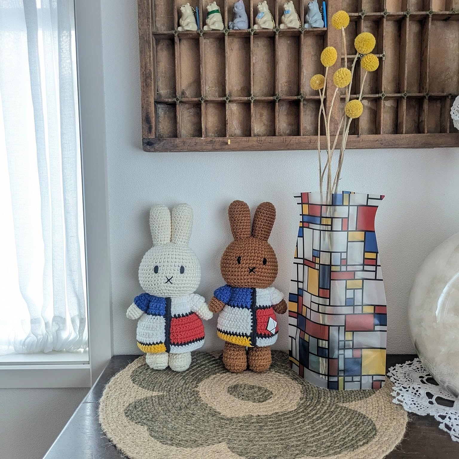 みっふぃー様♡専用ページ】ハンドメイド♡カフェカーテン♡4枚 【公式
