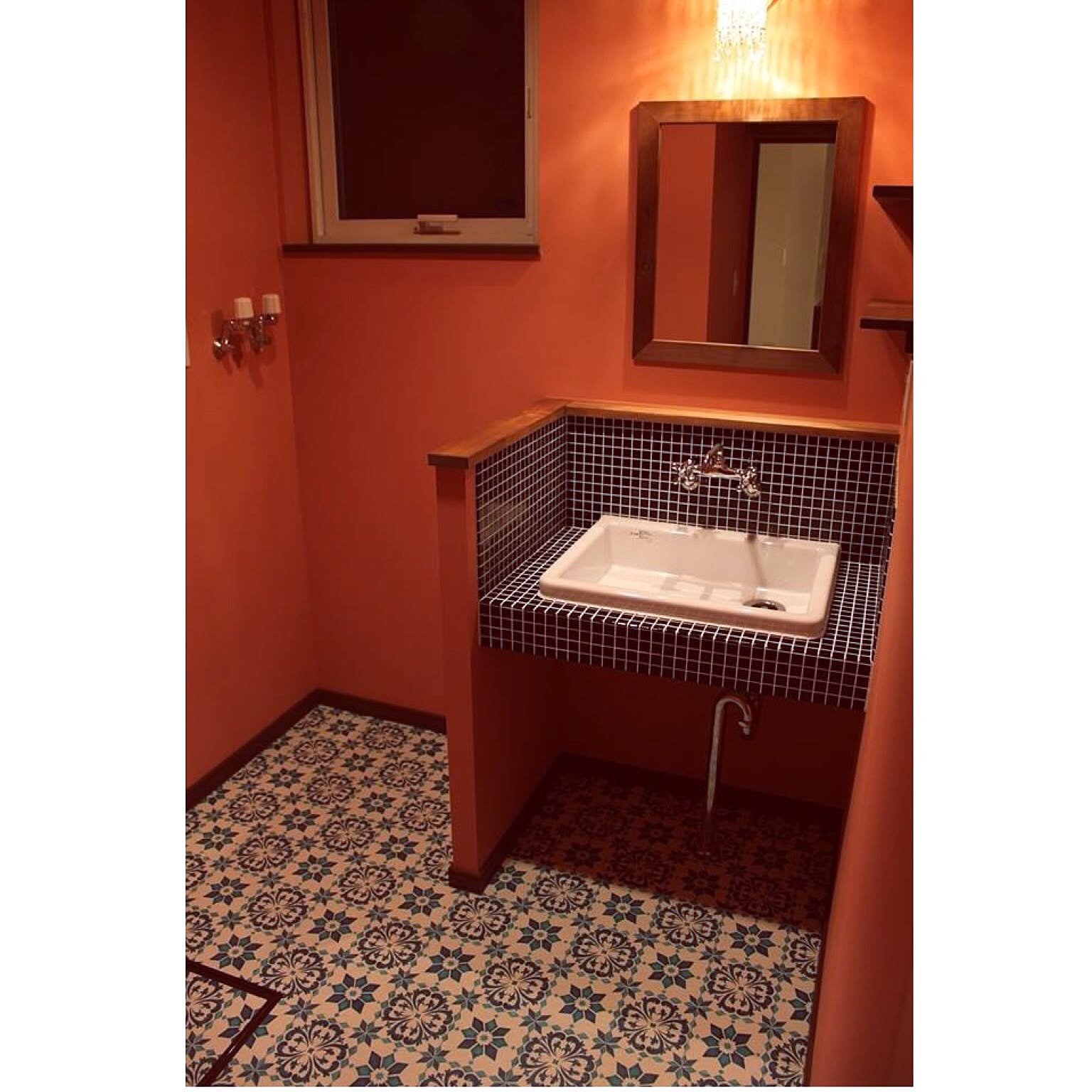 モロッコ 洗面台 モロッコ洗面台