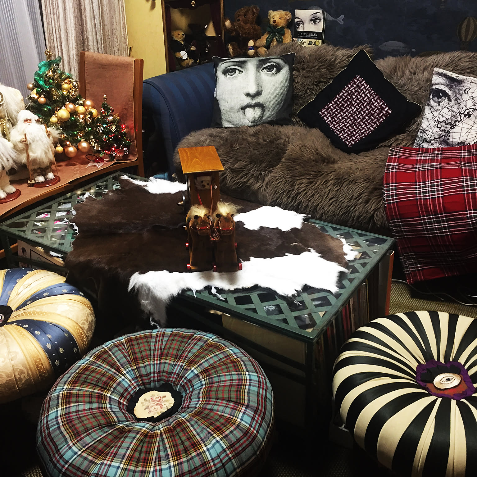 ikea カウハイド ヴィンテージラグ KOLDBY コールドビー カウハイド, ブラウン - IKEA