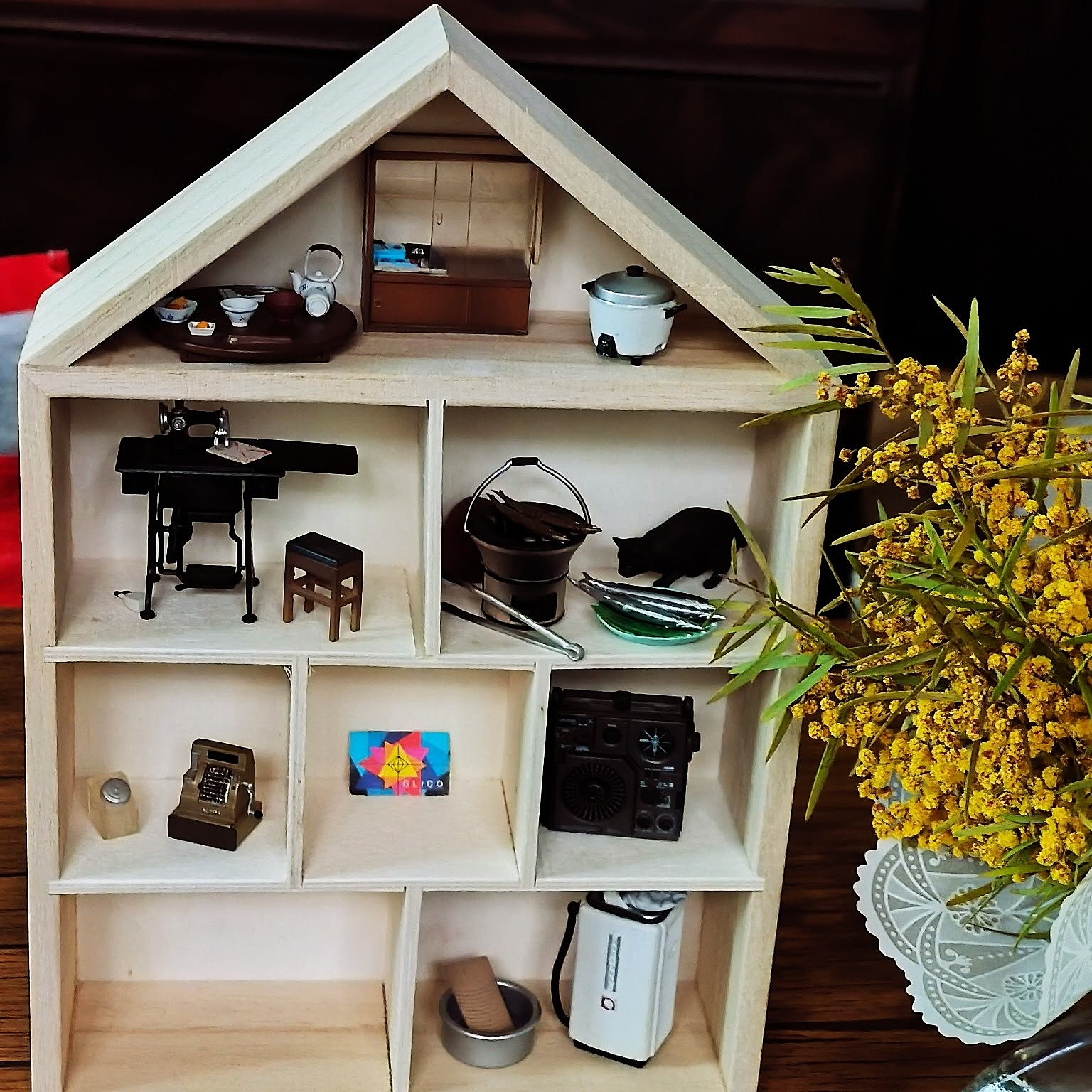昭和レトロ ミニチュアハウスのおしゃれなインテリア・部屋