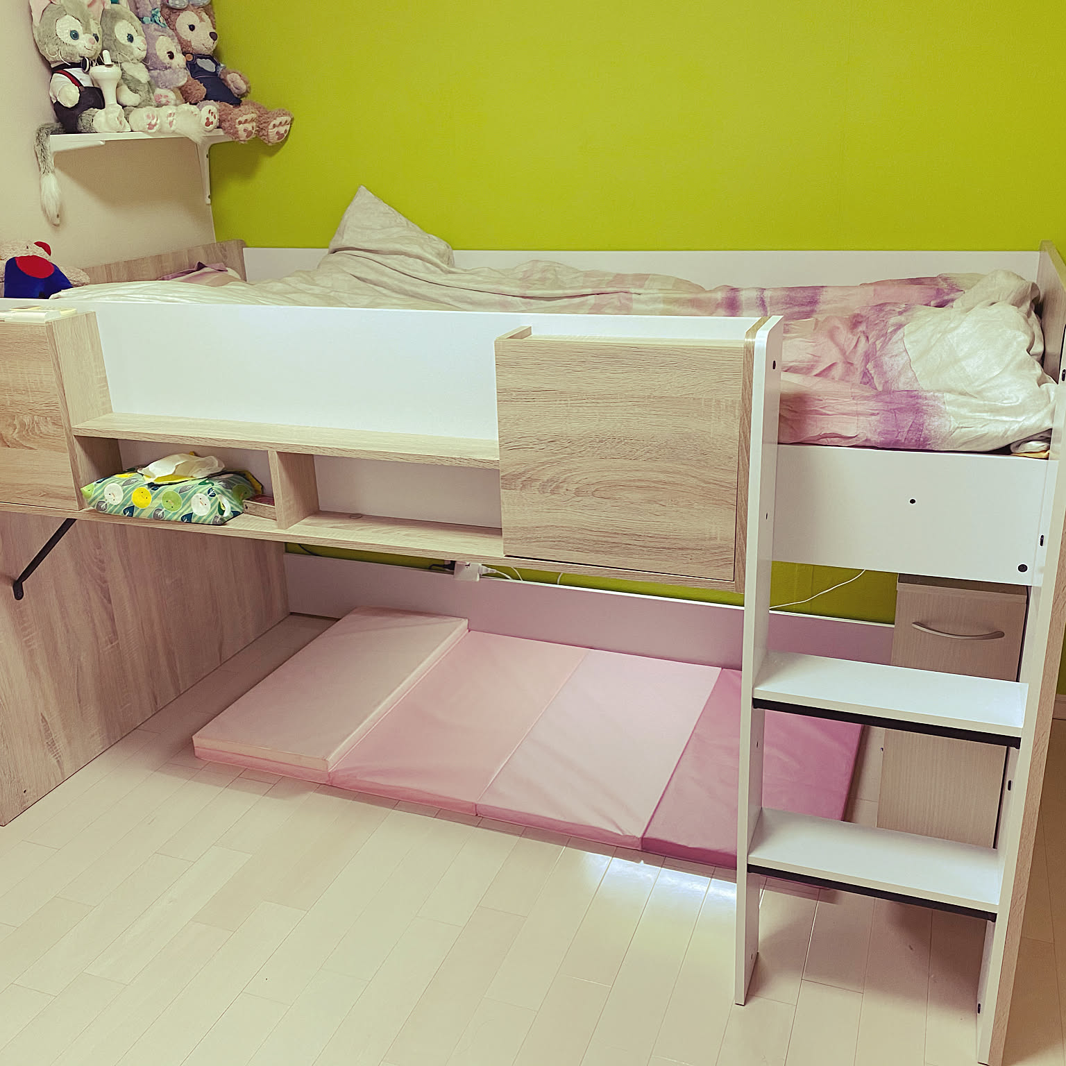 IKEAベッド/IKEA SLÄKT スレクト/IKEA収納/ベッド周りの