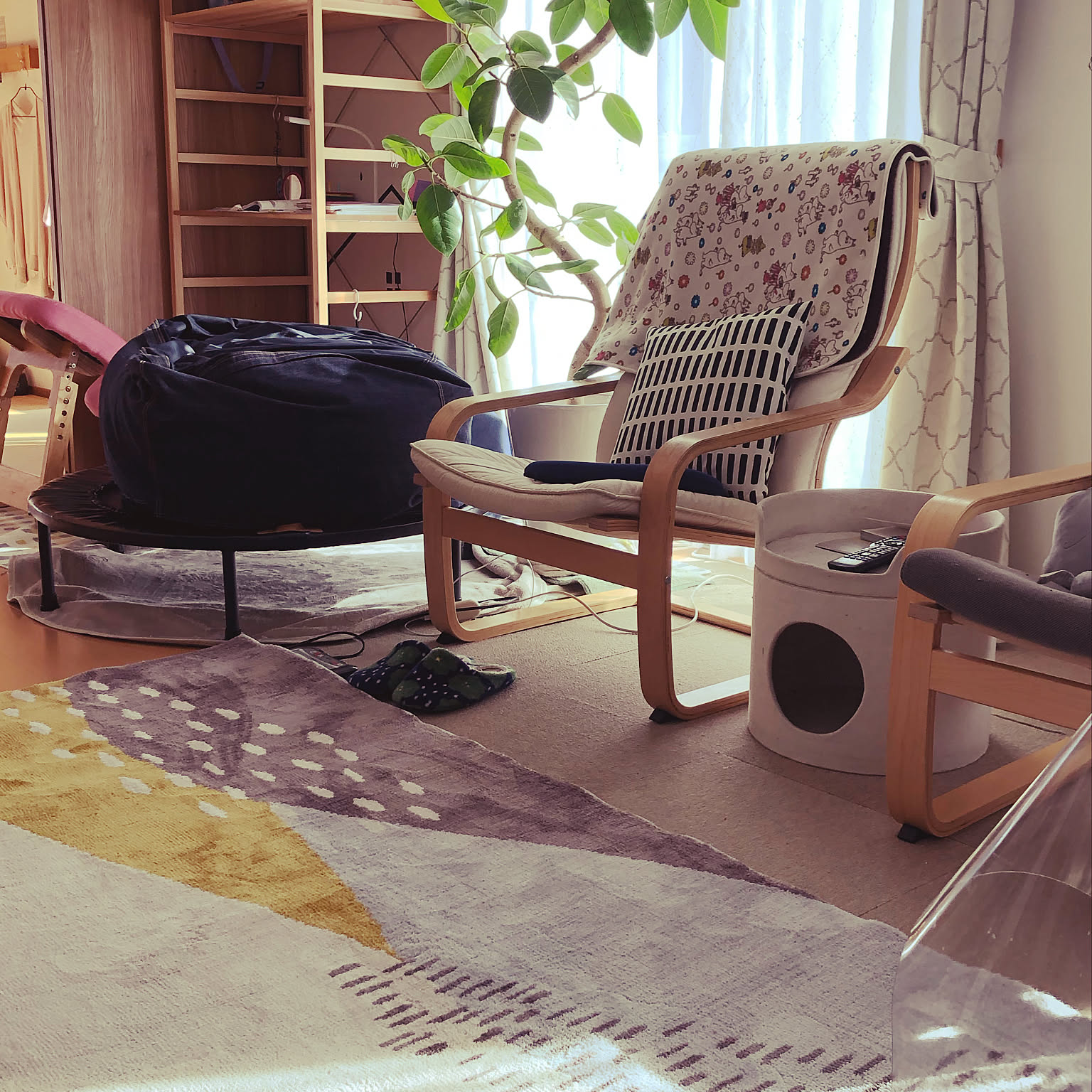 イエロー unicoラグのおすすめ商品とおしゃれな実例 ｜ RoomClip