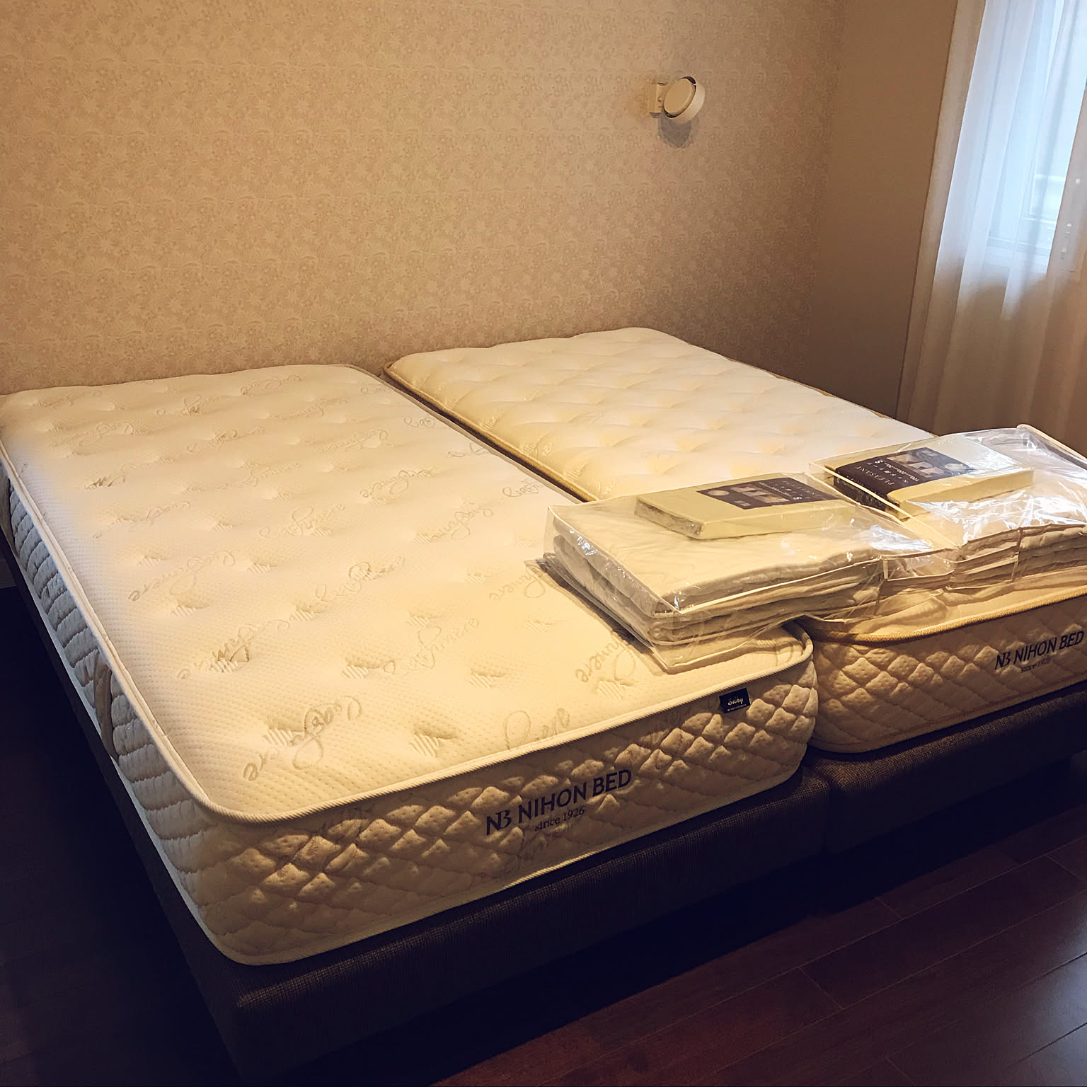 ミ様 展示品❗️NIHONBED ベッドフレーム ブラウン 茶色 シングル