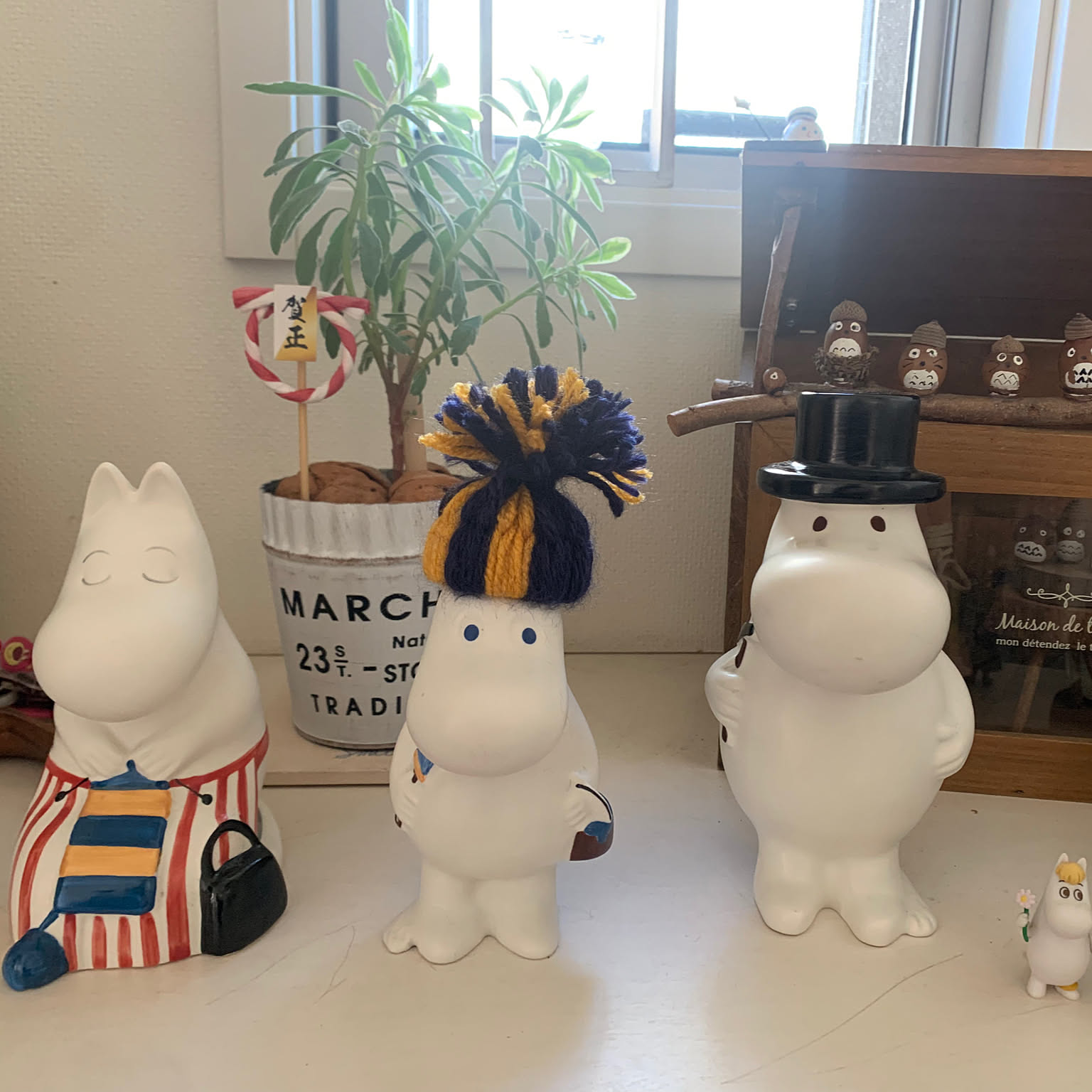 【レア】ムーミン　置物　小物入れ　インテリア dd3ec986362abe9f4896531d9ccf28